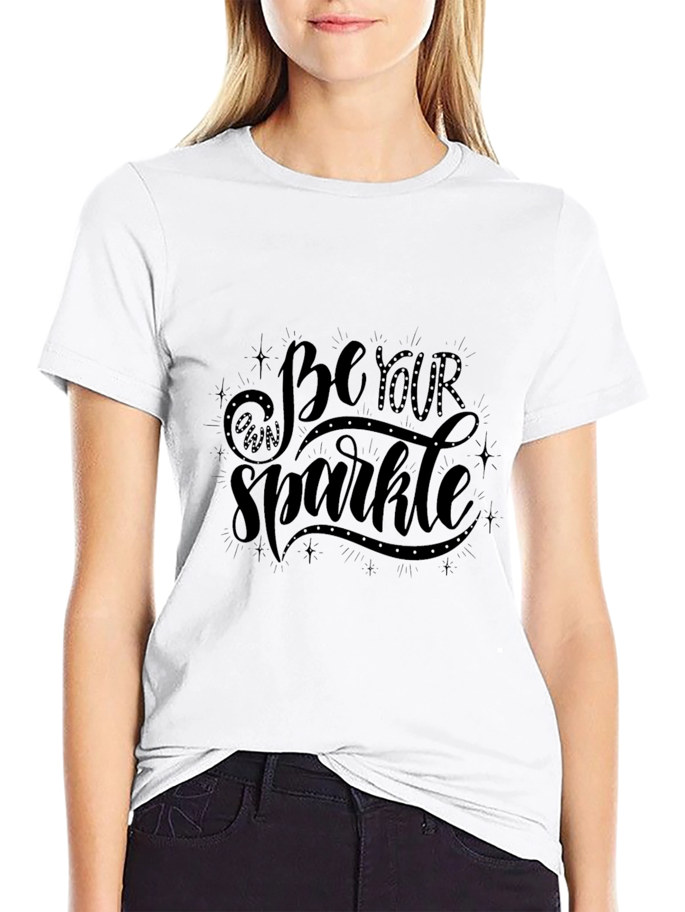 Be Your Own Sparkle Black T-Shirt