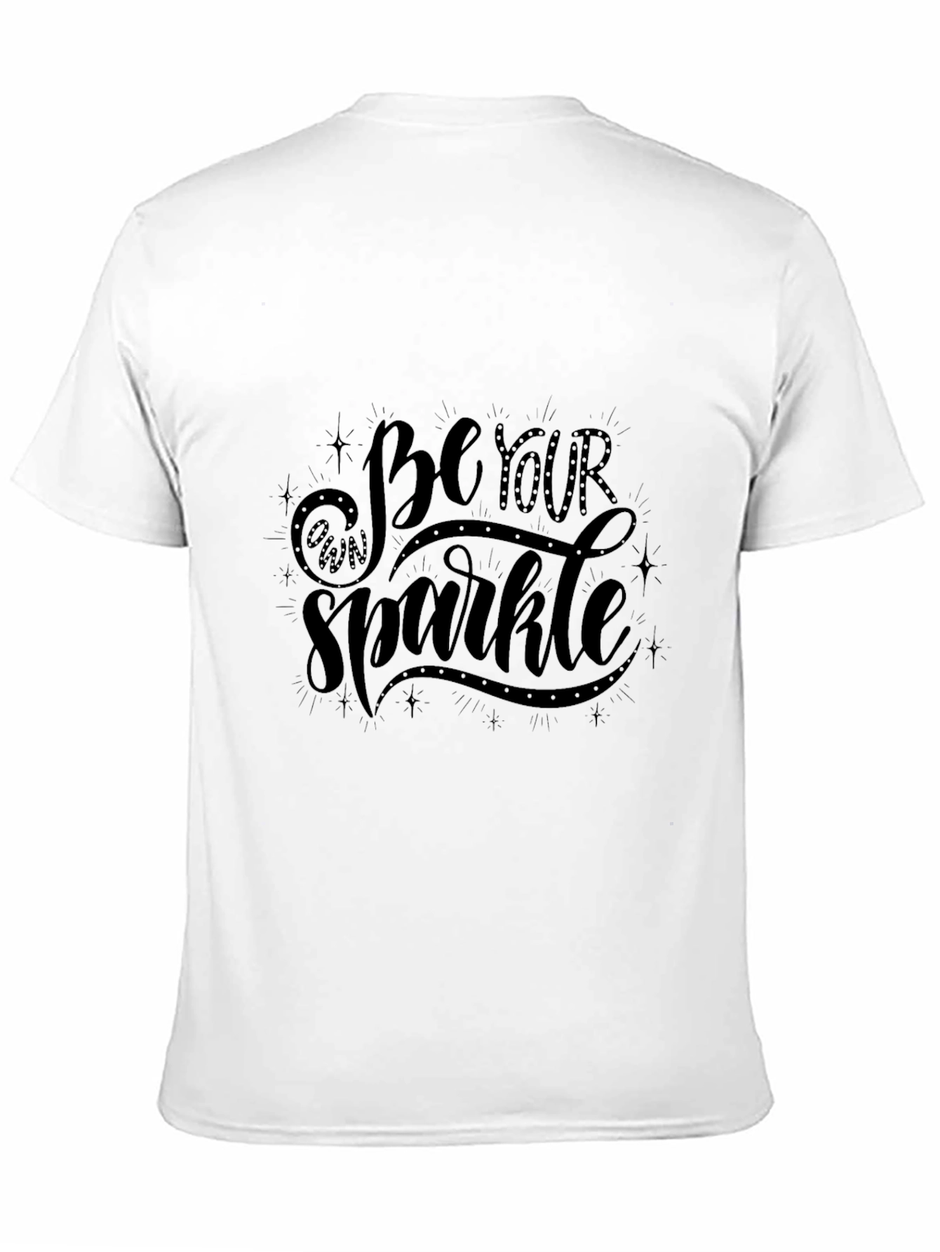 Be Your Own Sparkle Black T-Shirt