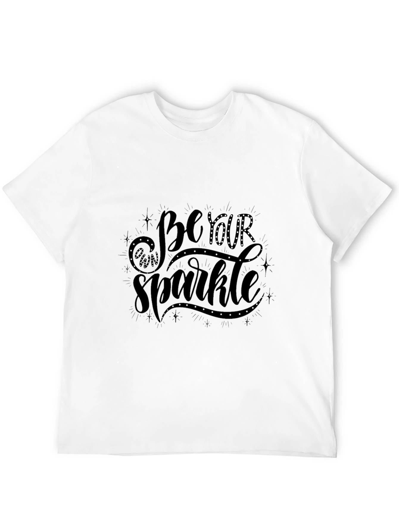 Be Your Own Sparkle Black T-Shirt