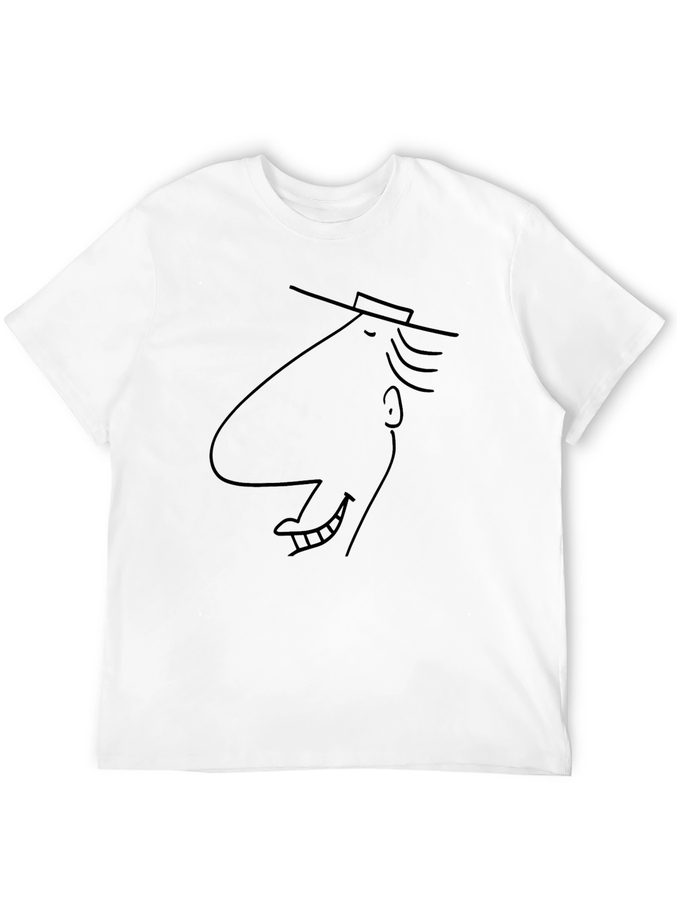 Cartoon Character Black T-Shirt