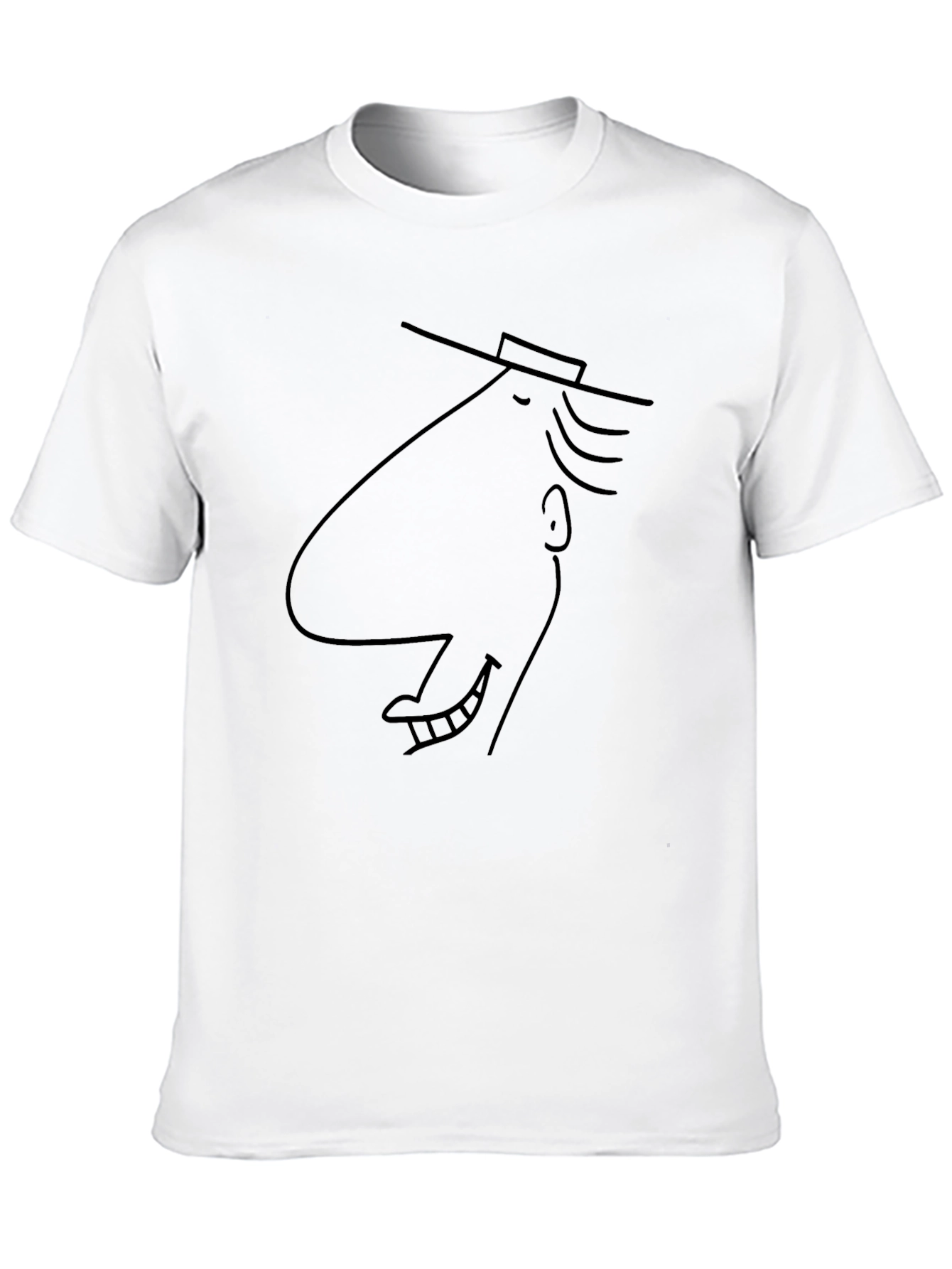 Cartoon Character Black T-Shirt