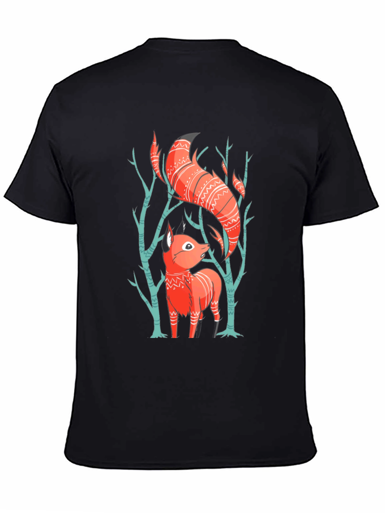 Fox Graphic Tee - Forest Animal Shirt