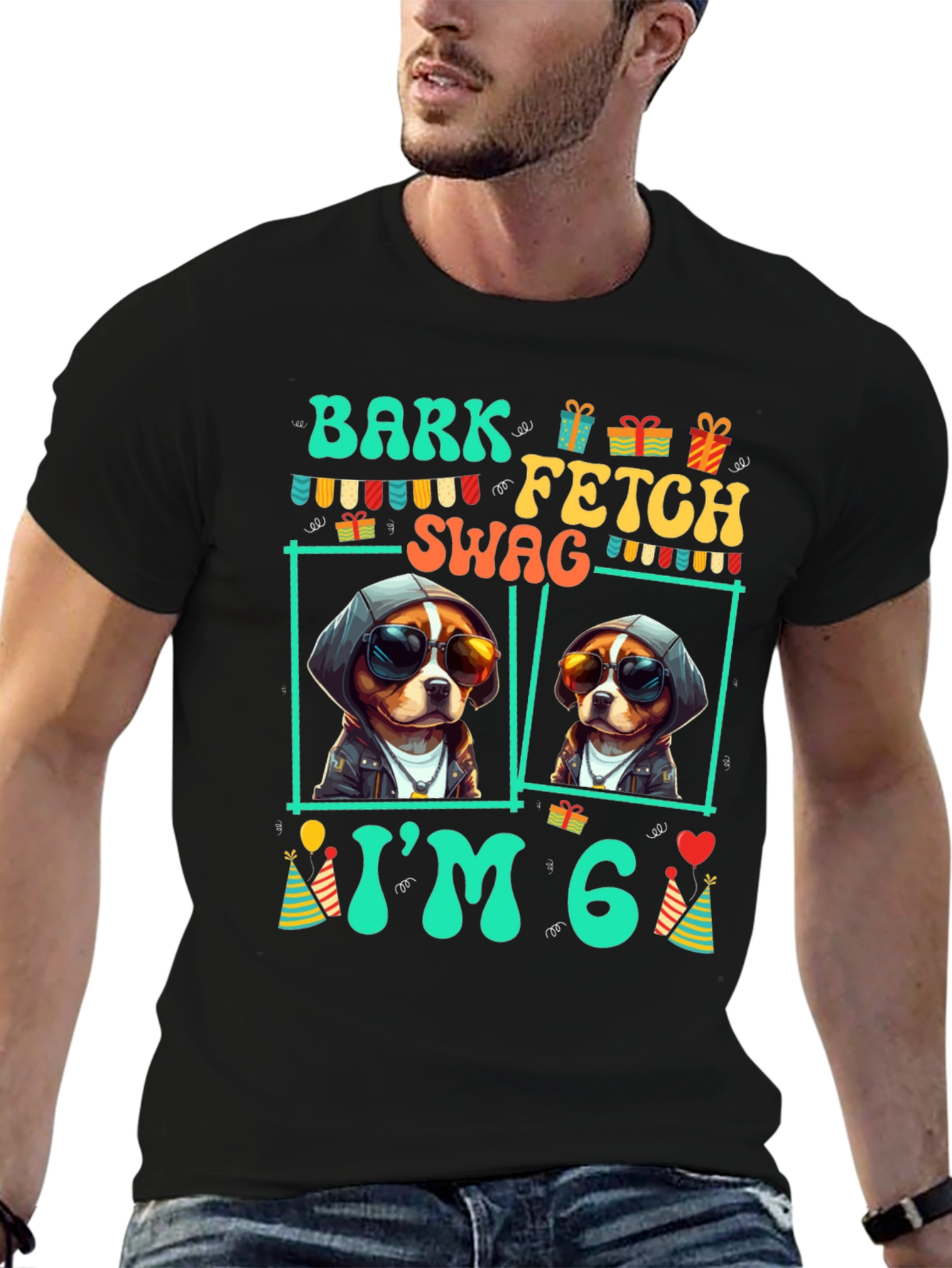 Bark Fetch Swag Im 6 T-Shirt