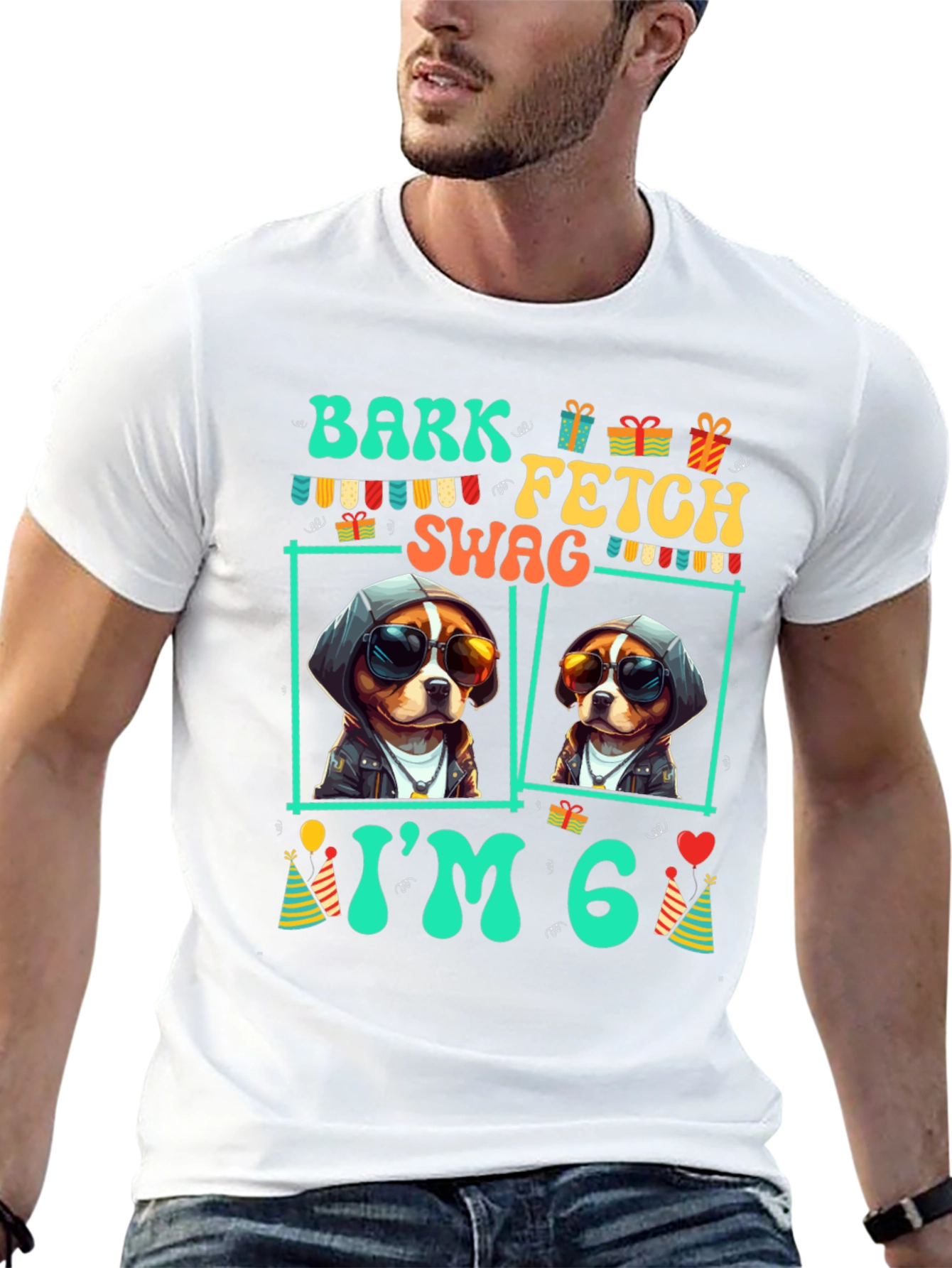 Bark Fetch Swag Im 6 T-Shirt