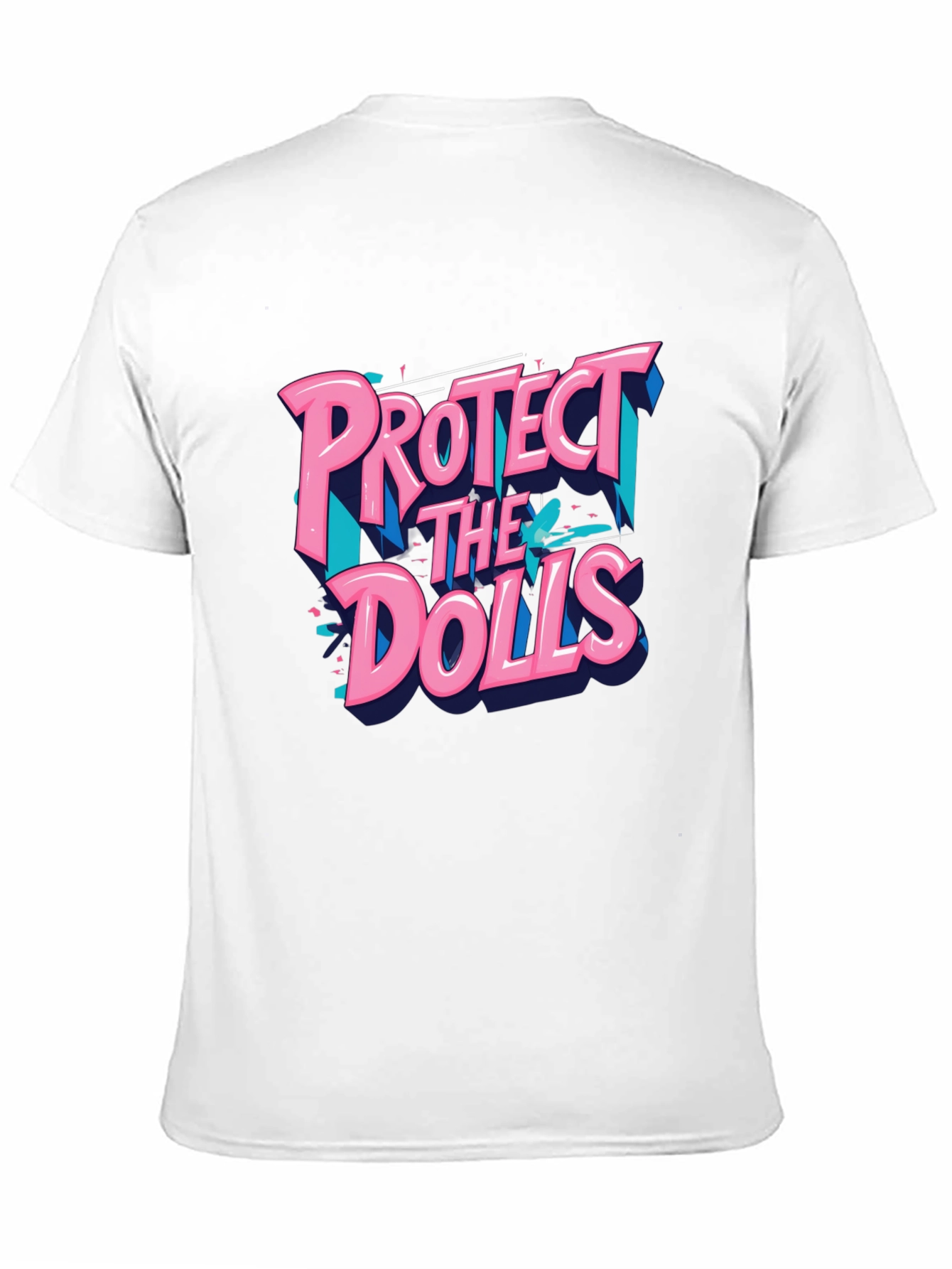 Protect The Dolls Graphic T-Shirt - Black
