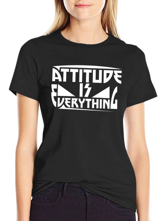 Attitude is Everything Black Graphic Tee