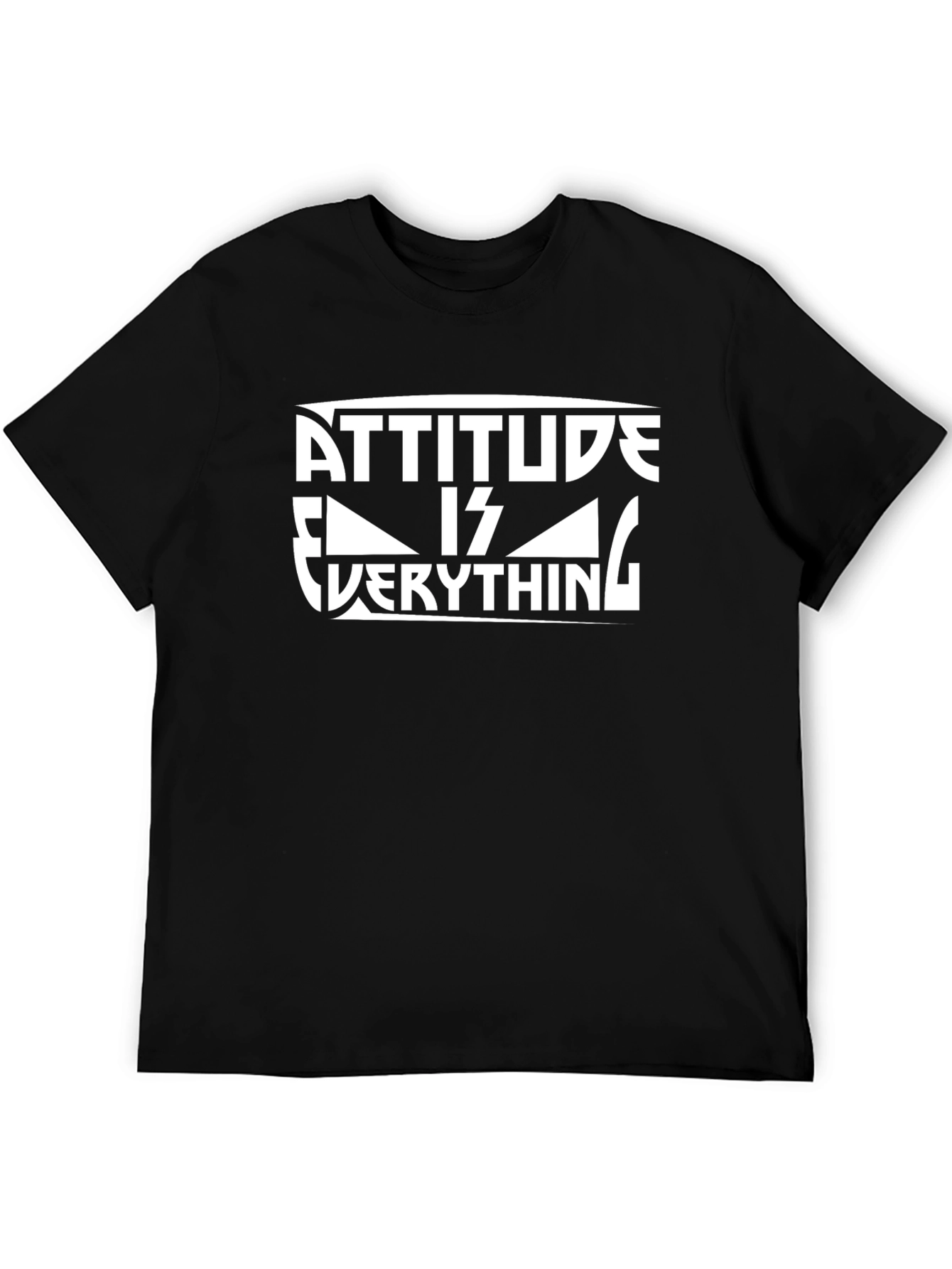 Attitude is Everything Black Graphic Tee