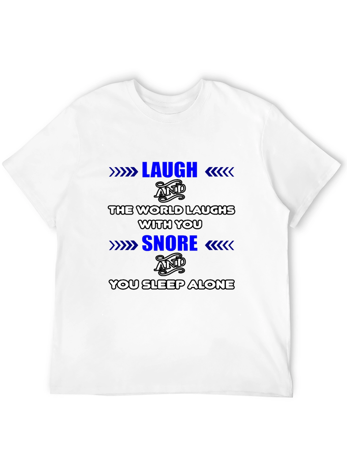 Laugh Snore Graphic T-Shirt