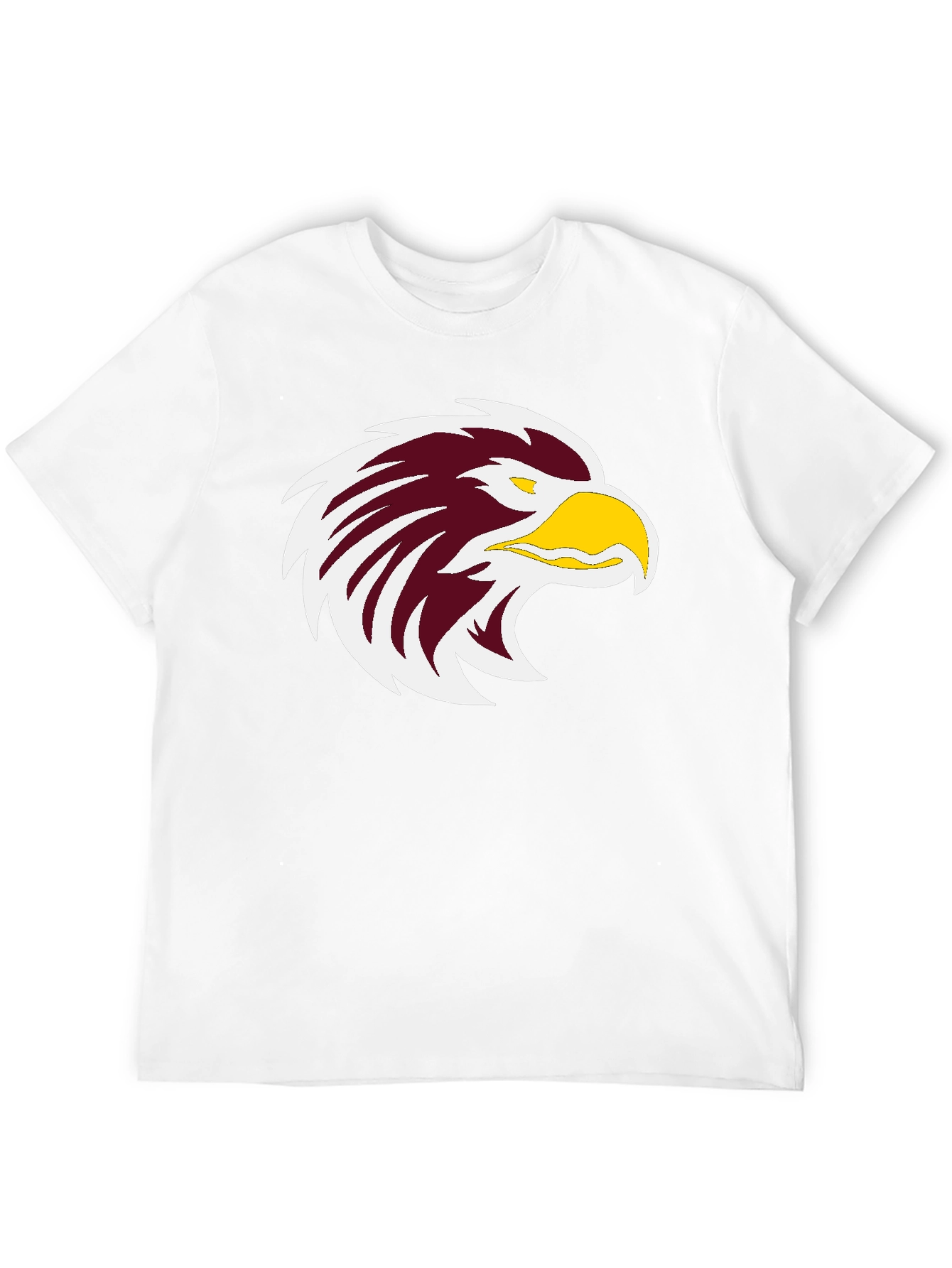 Bold Eagle Graphic Print Black T-Shirt