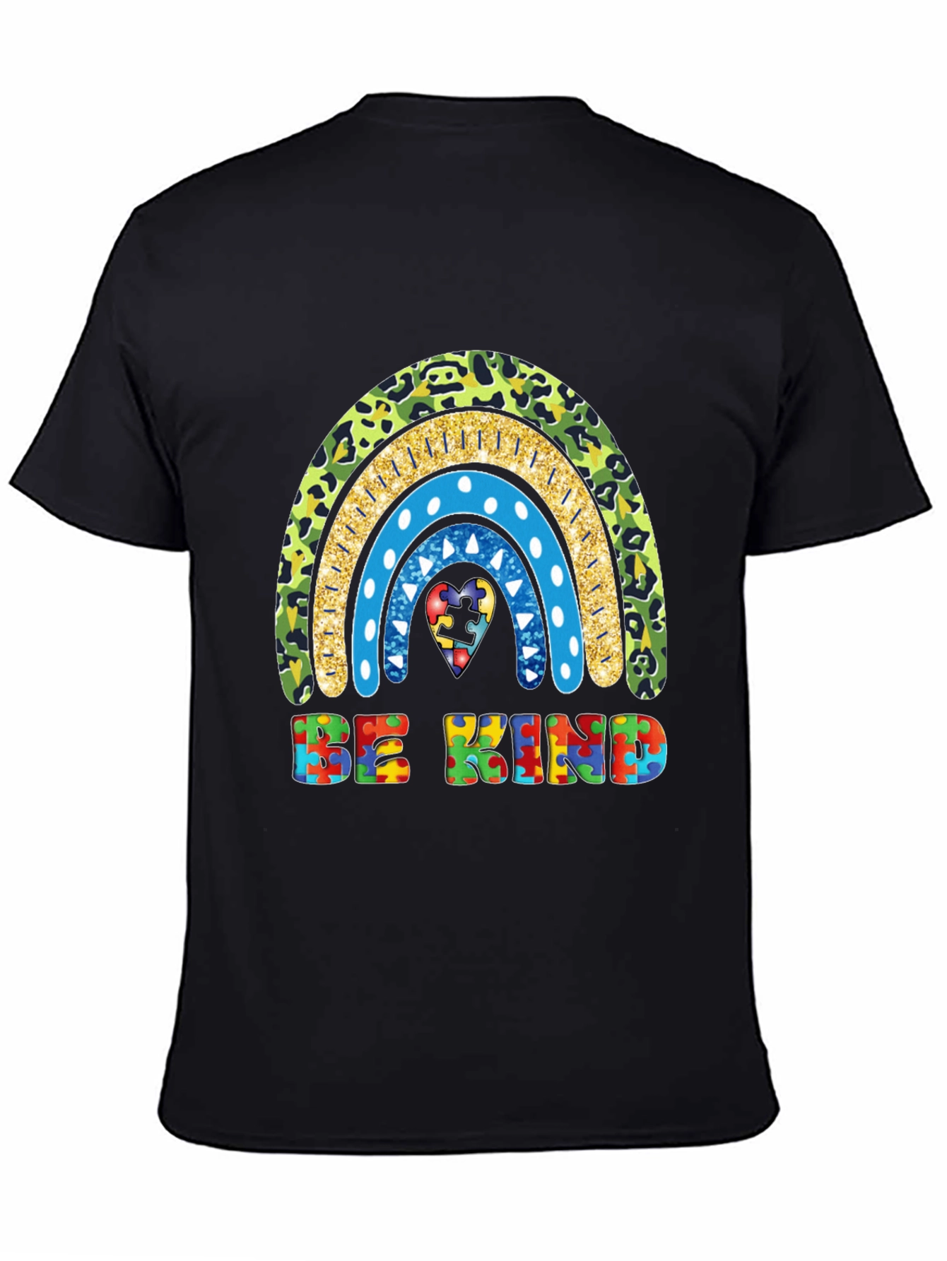 Be Kind Autism Awareness Rainbow T-Shirt