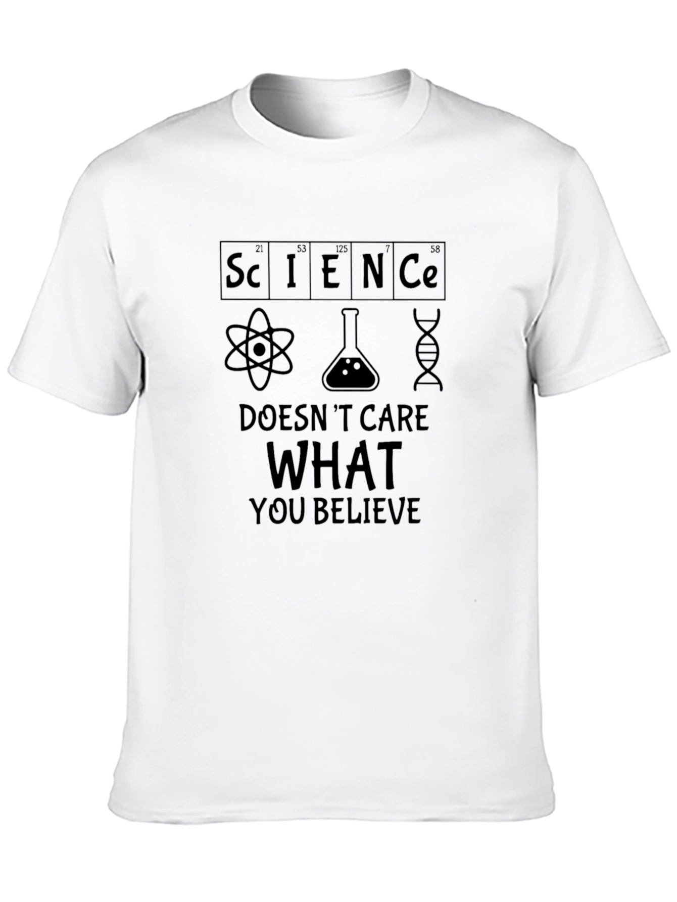 Science Doesnt Care Black T-Shirt