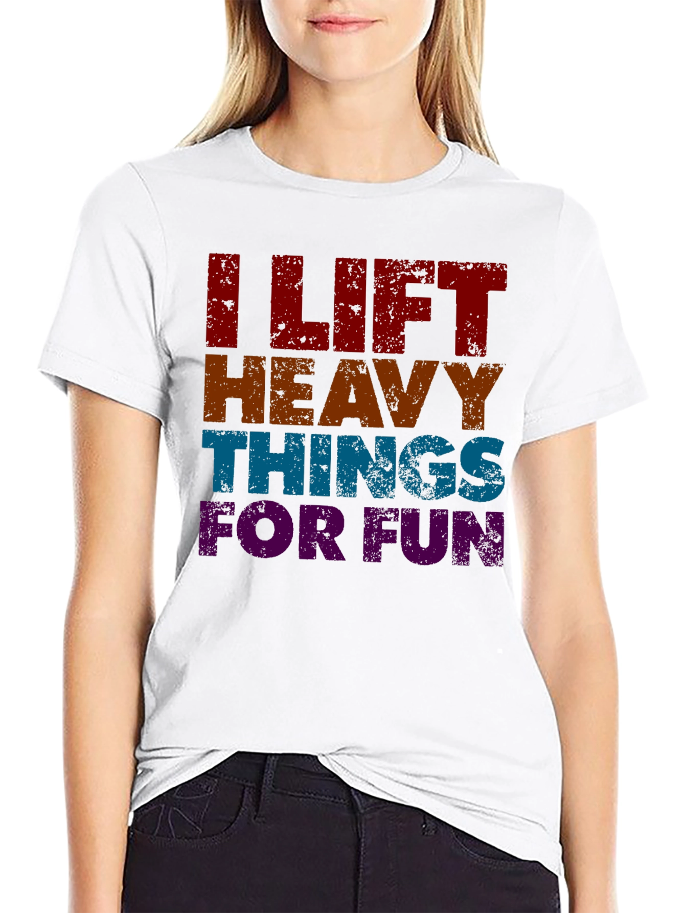 I Lift Heavy Things For Fun Graphic T-Shirt