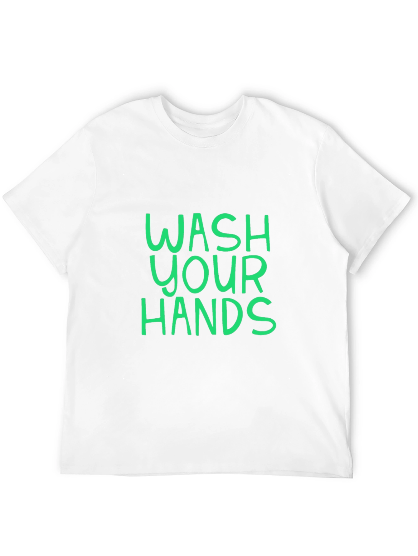 Wash Your Hands Graphic Tee - Black Unisex T-Shirt