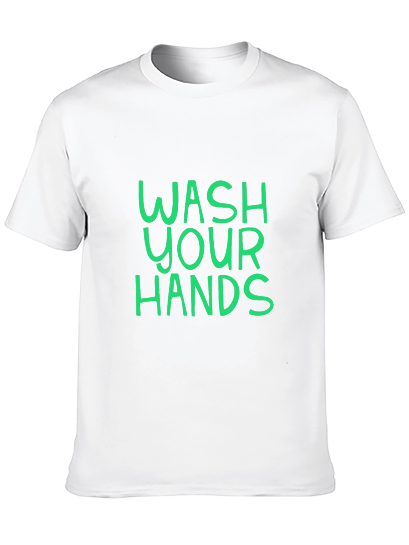 Wash Your Hands Graphic Tee - Black Unisex T-Shirt