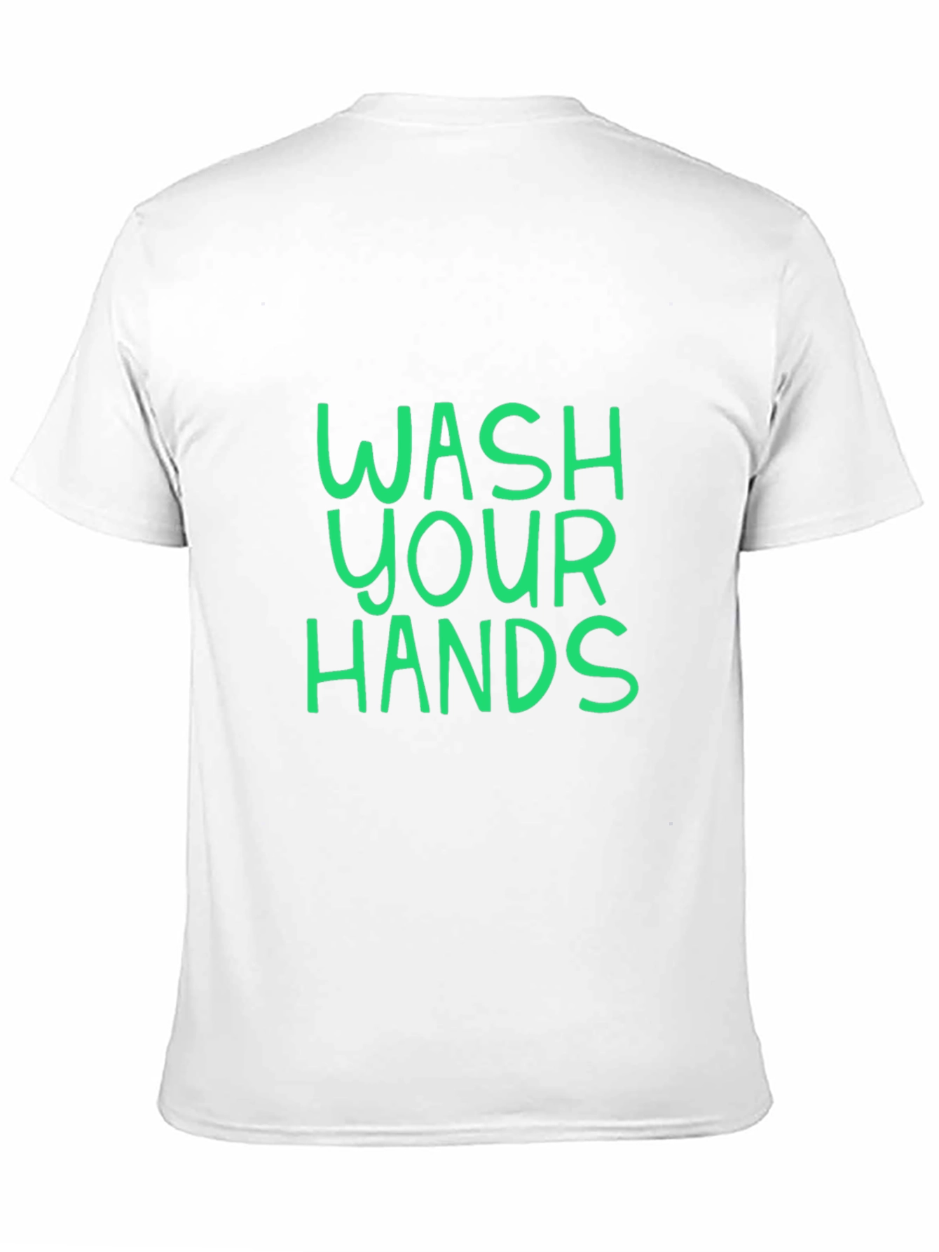 Wash Your Hands Graphic Tee - Black Unisex T-Shirt