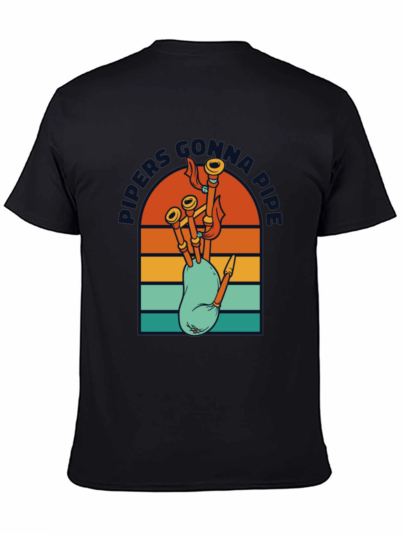 Pipers Gonna Pipe Retro T-Shirt