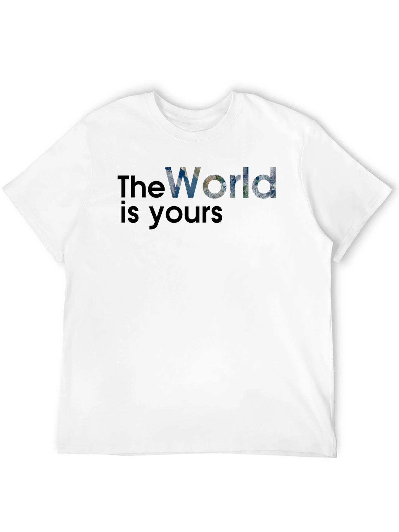 The World Is Yours Graphic T-Shirt - Black