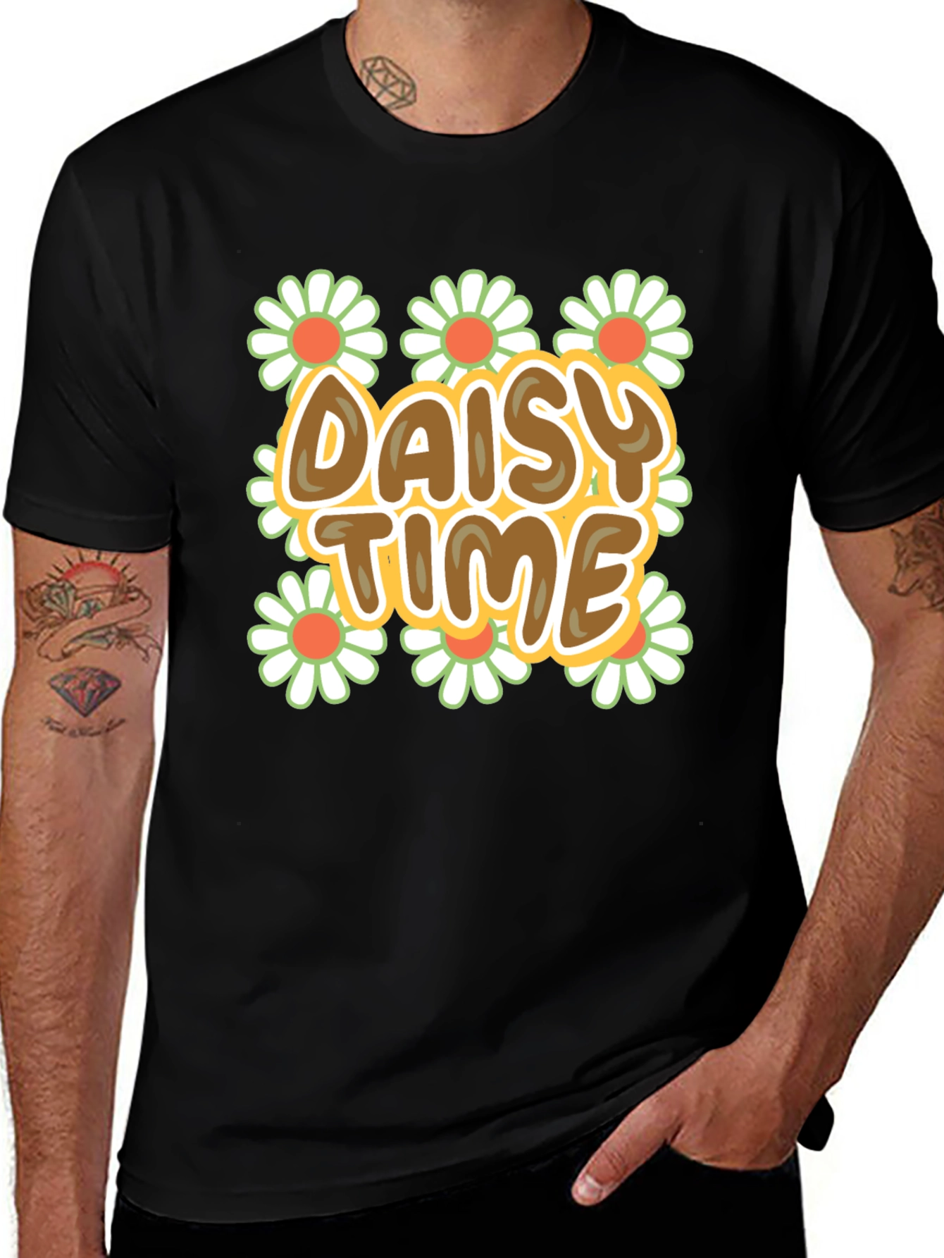 Daisy Time Graphic Print Tee