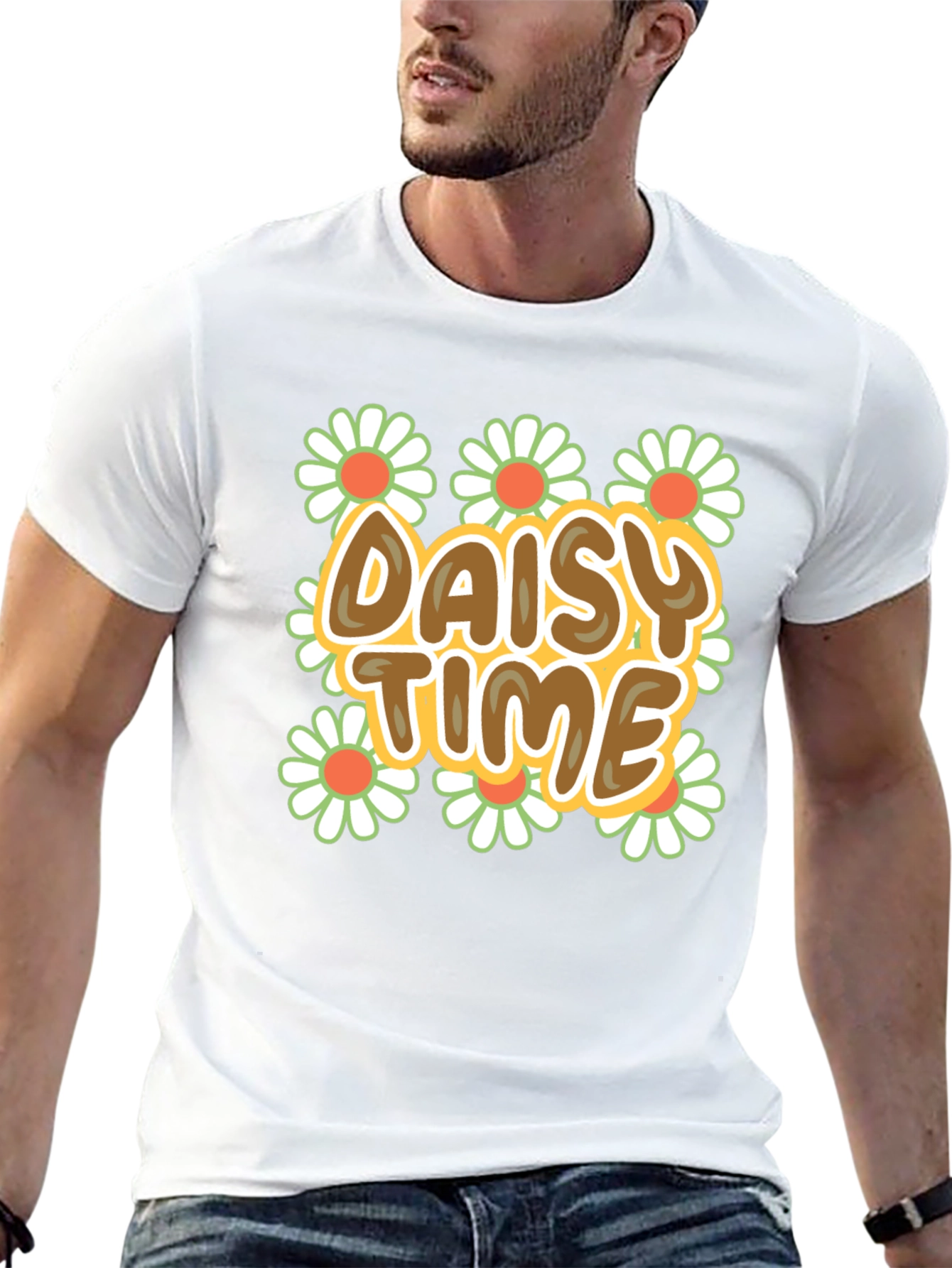 Daisy Time Graphic Print Tee