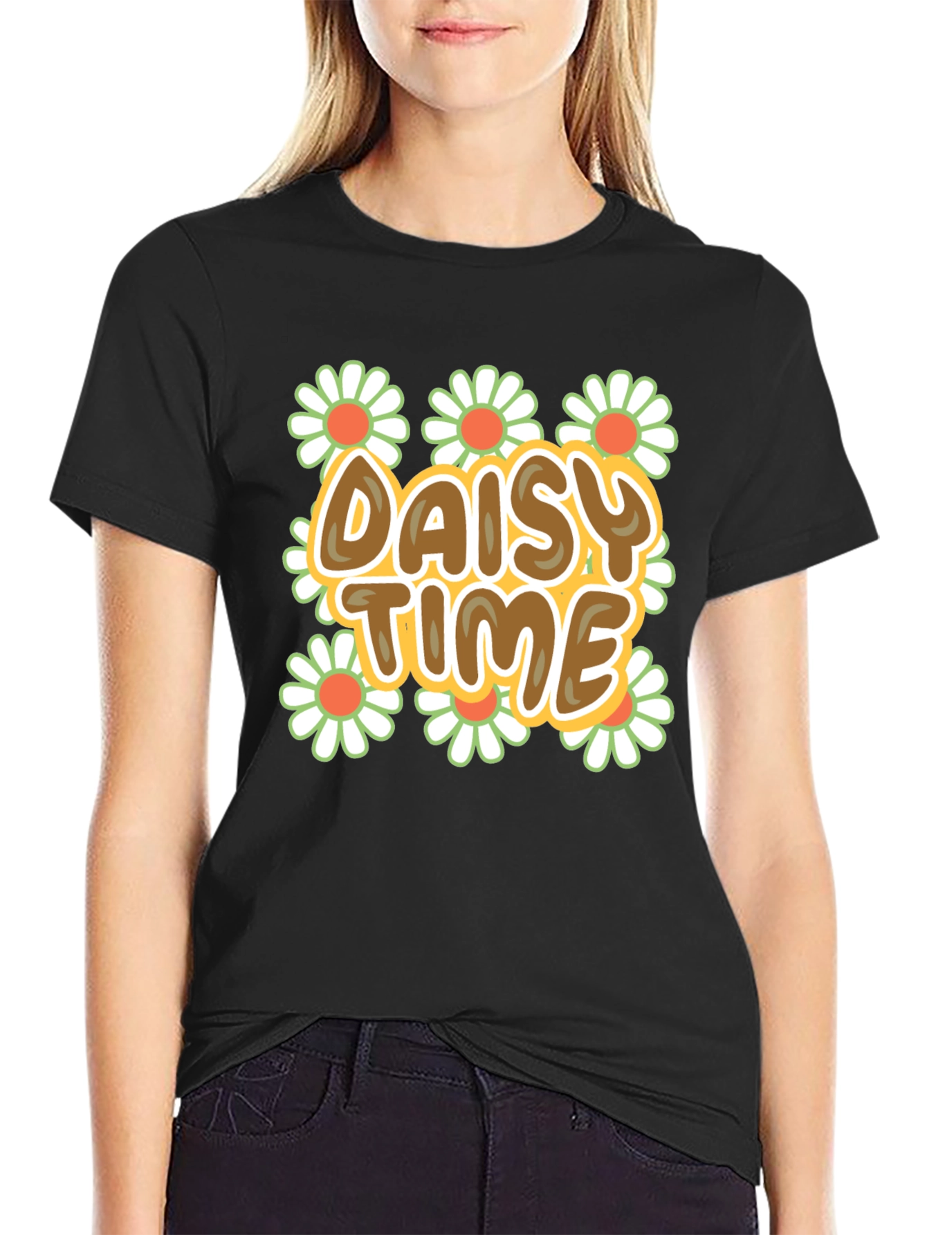 Daisy Time Graphic Print Tee