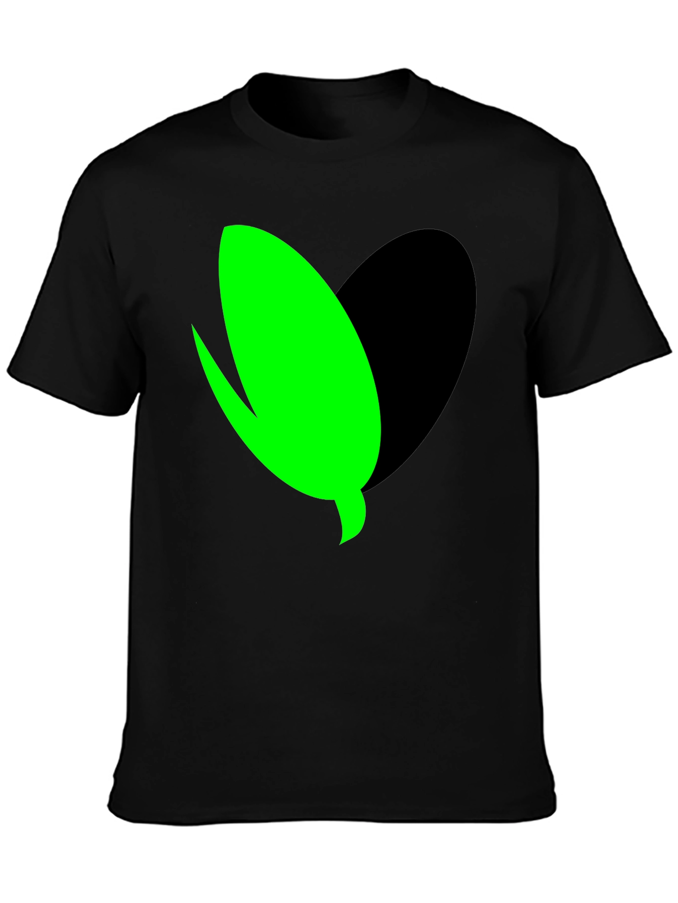 Modern Alien Eye Graphic Tee - Black