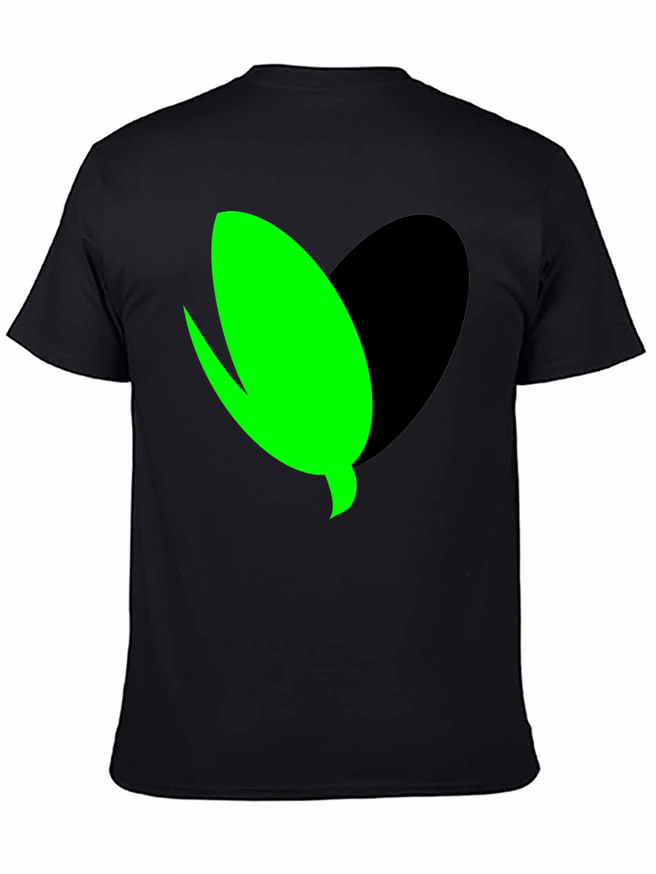 Modern Alien Eye Graphic Tee - Black