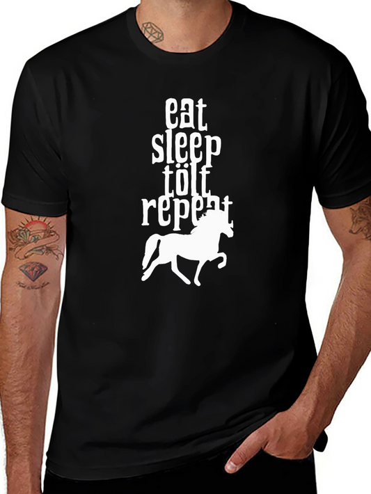 Eat Sleep Tölt Repeat Horse T-Shirt