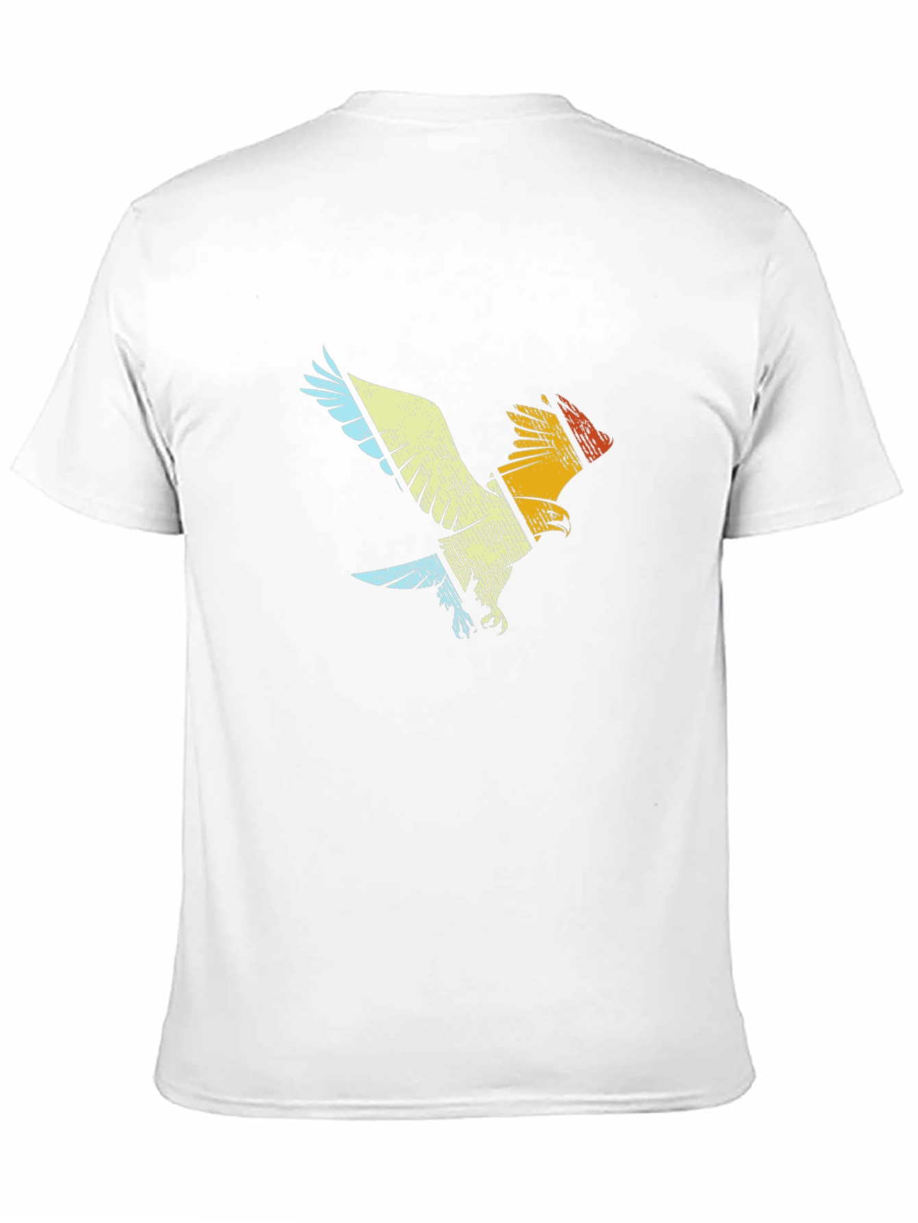 Retro Eagle Graphic Tee - Black