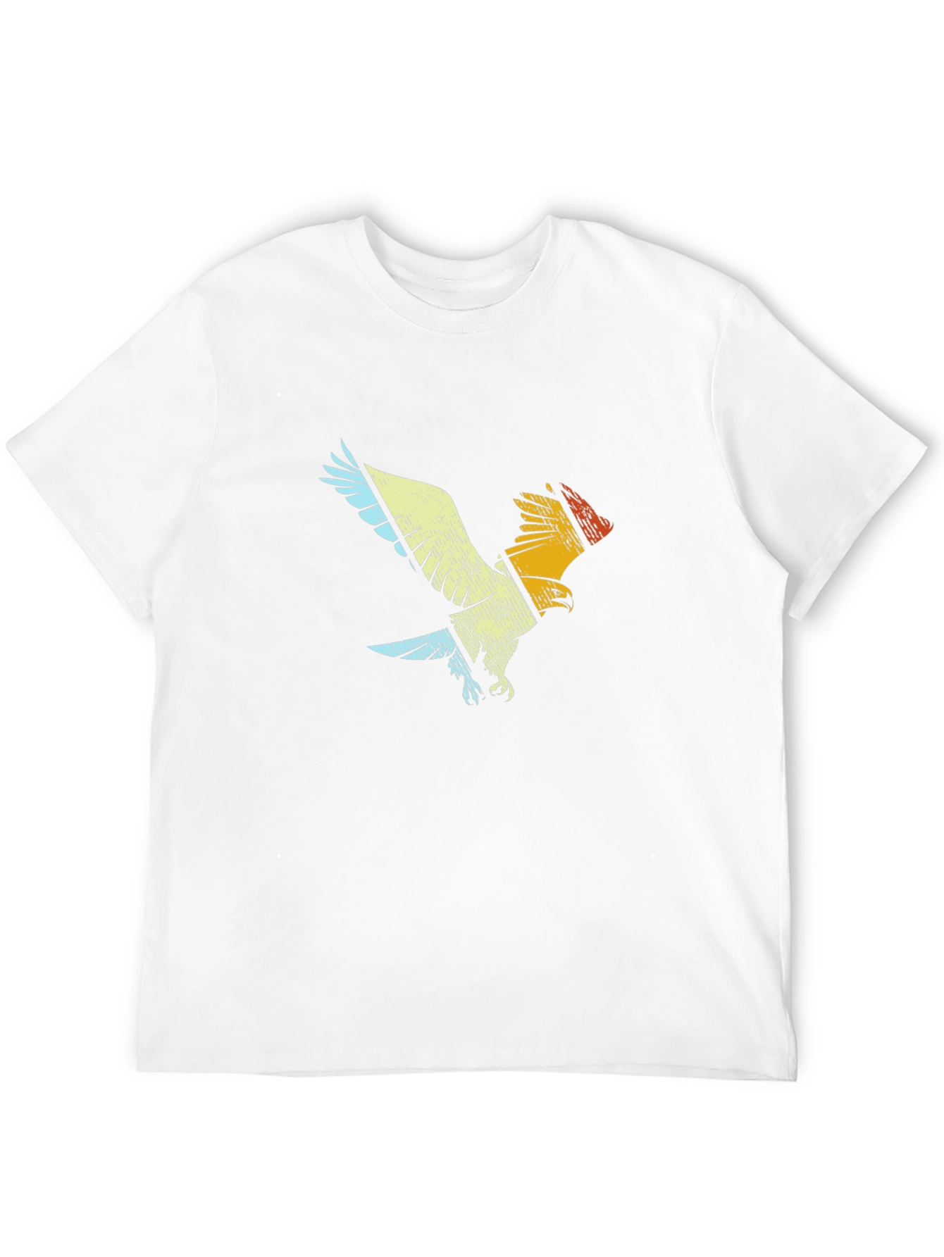 Retro Eagle Graphic Tee - Black