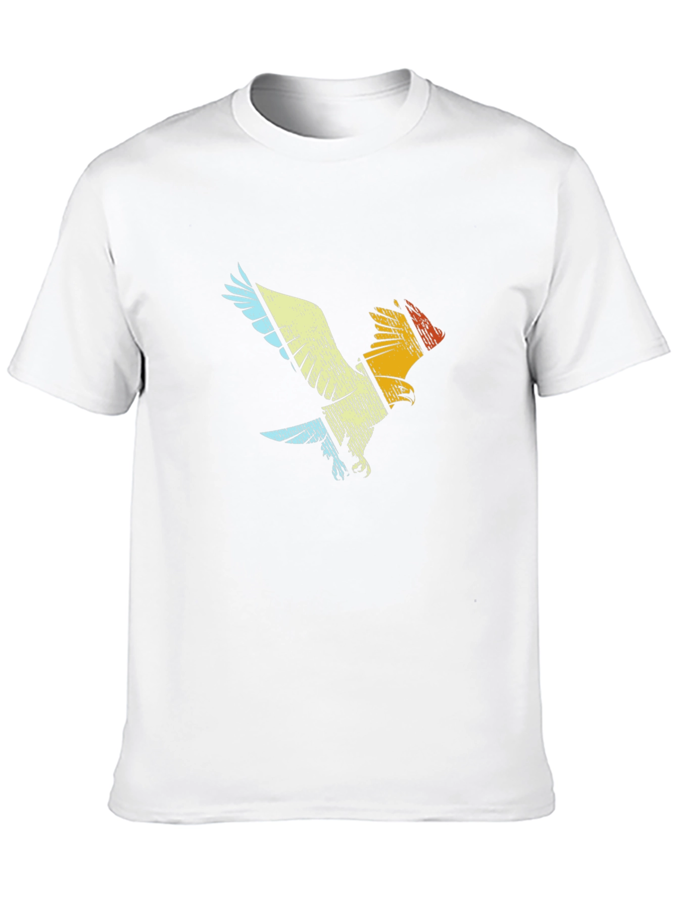 Retro Eagle Graphic Tee - Black