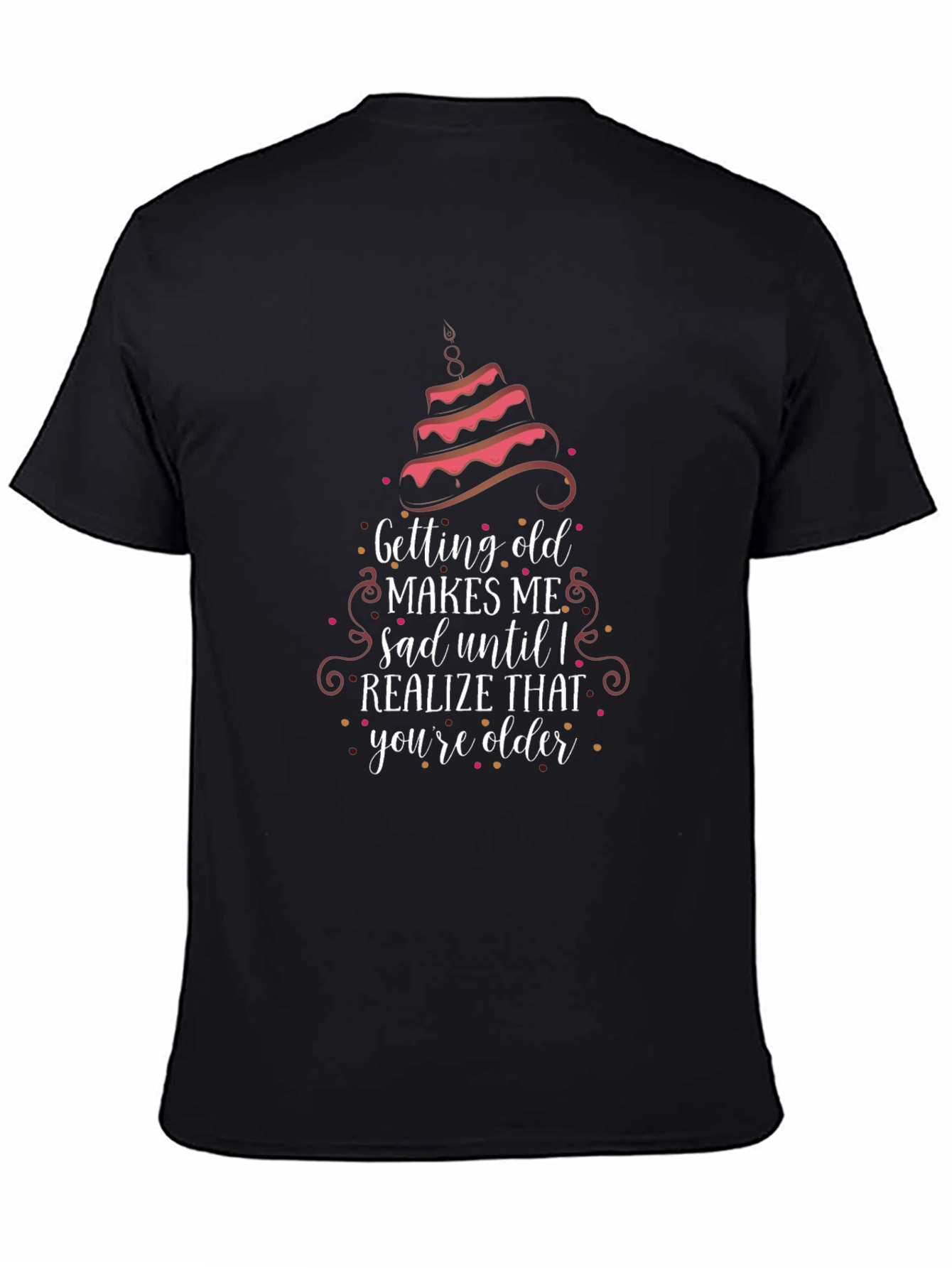 Funny Birthday Shirt: Getting Old Makes Me Sad