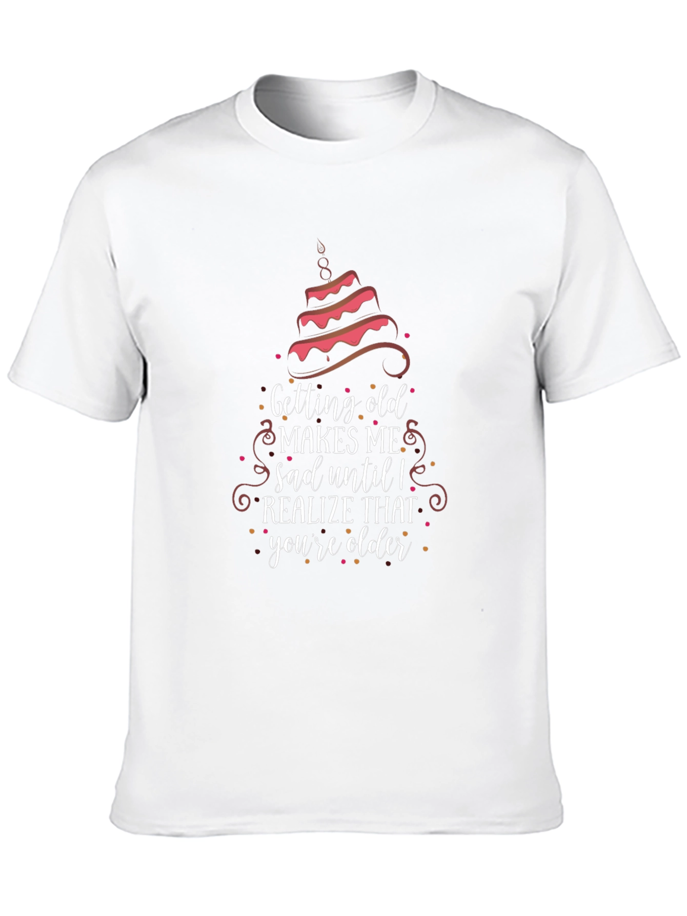 Funny Birthday Shirt: Getting Old Makes Me Sad