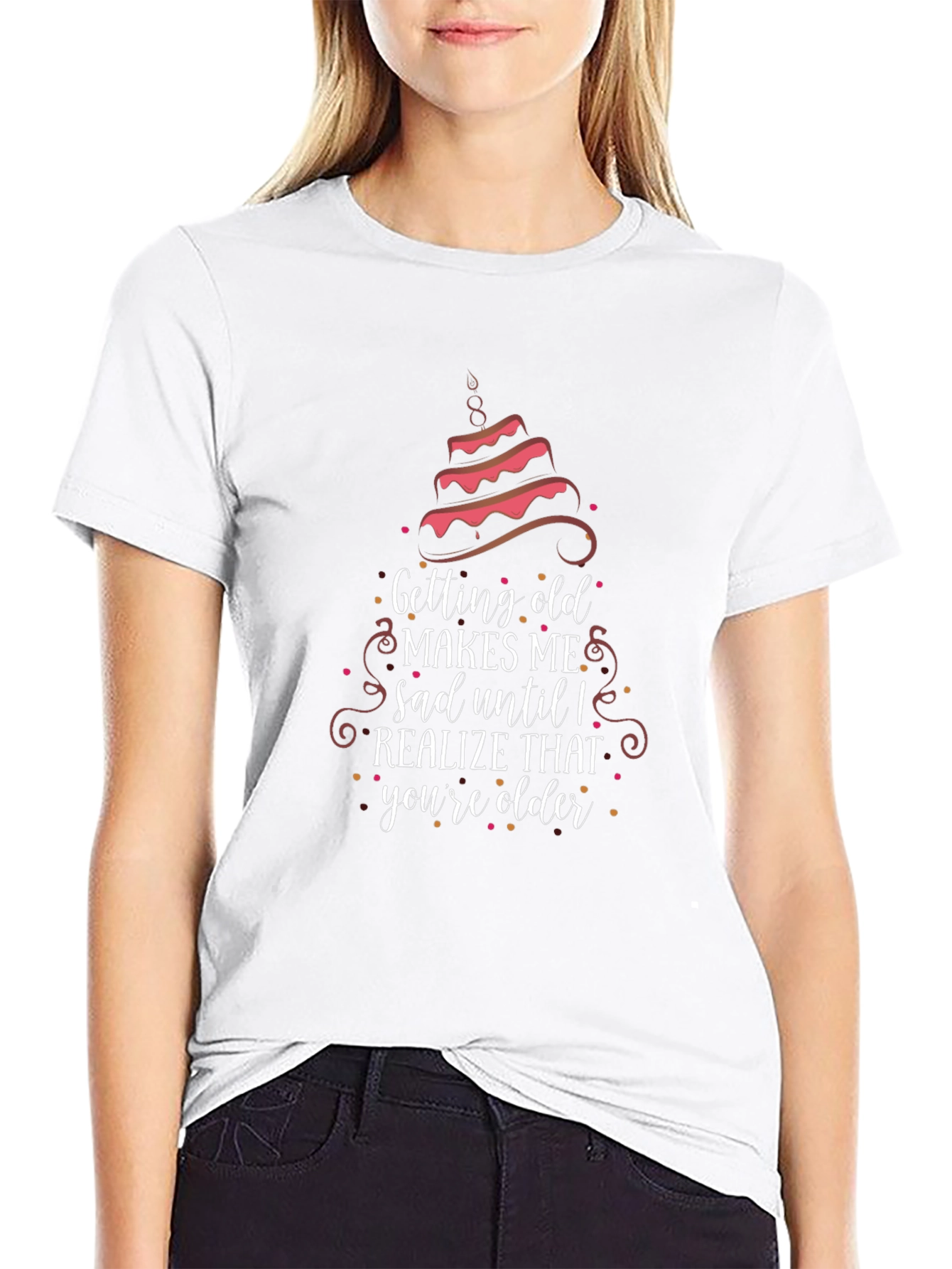 Funny Birthday Shirt: Getting Old Makes Me Sad