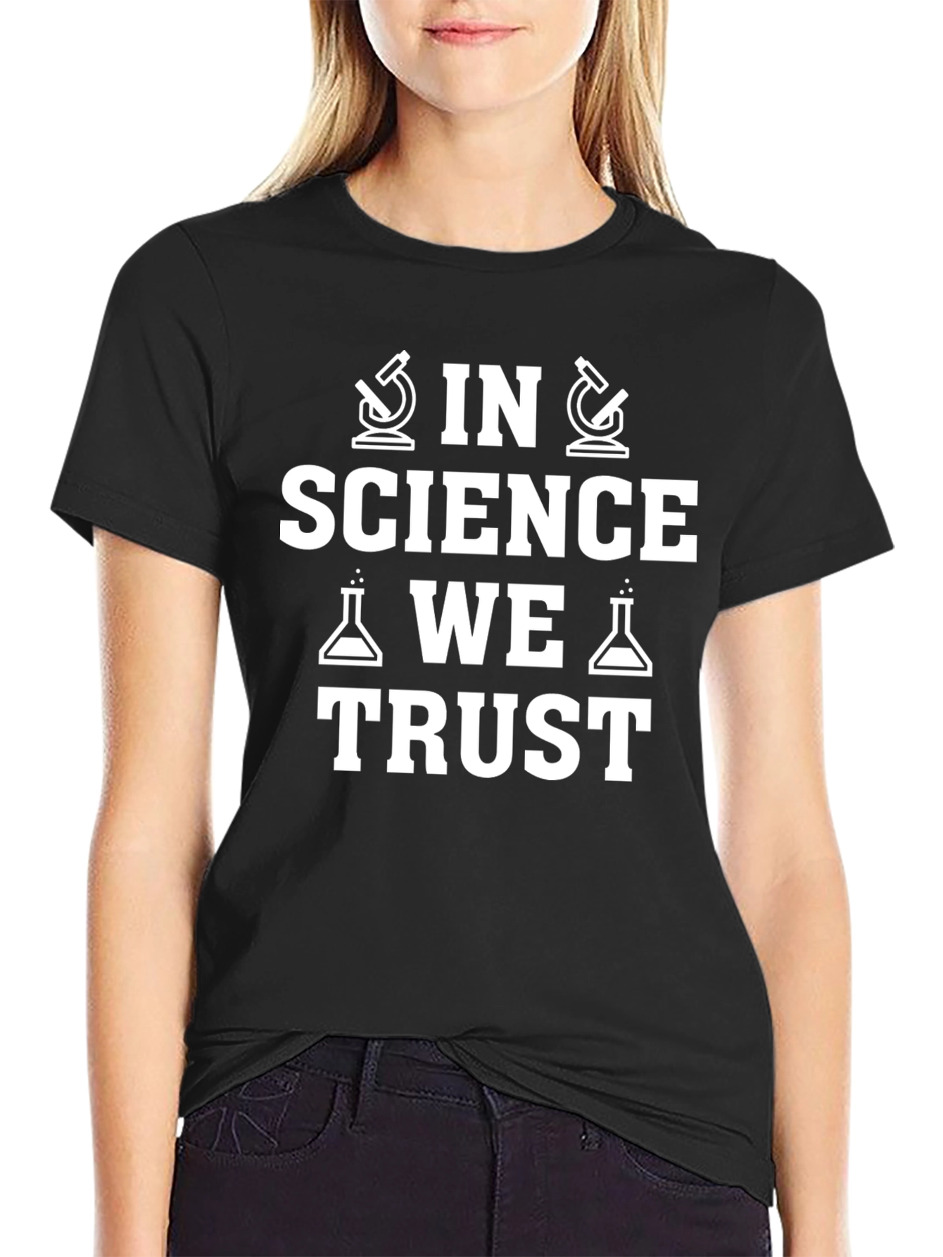 In Science We Trust Graphic T-Shirt