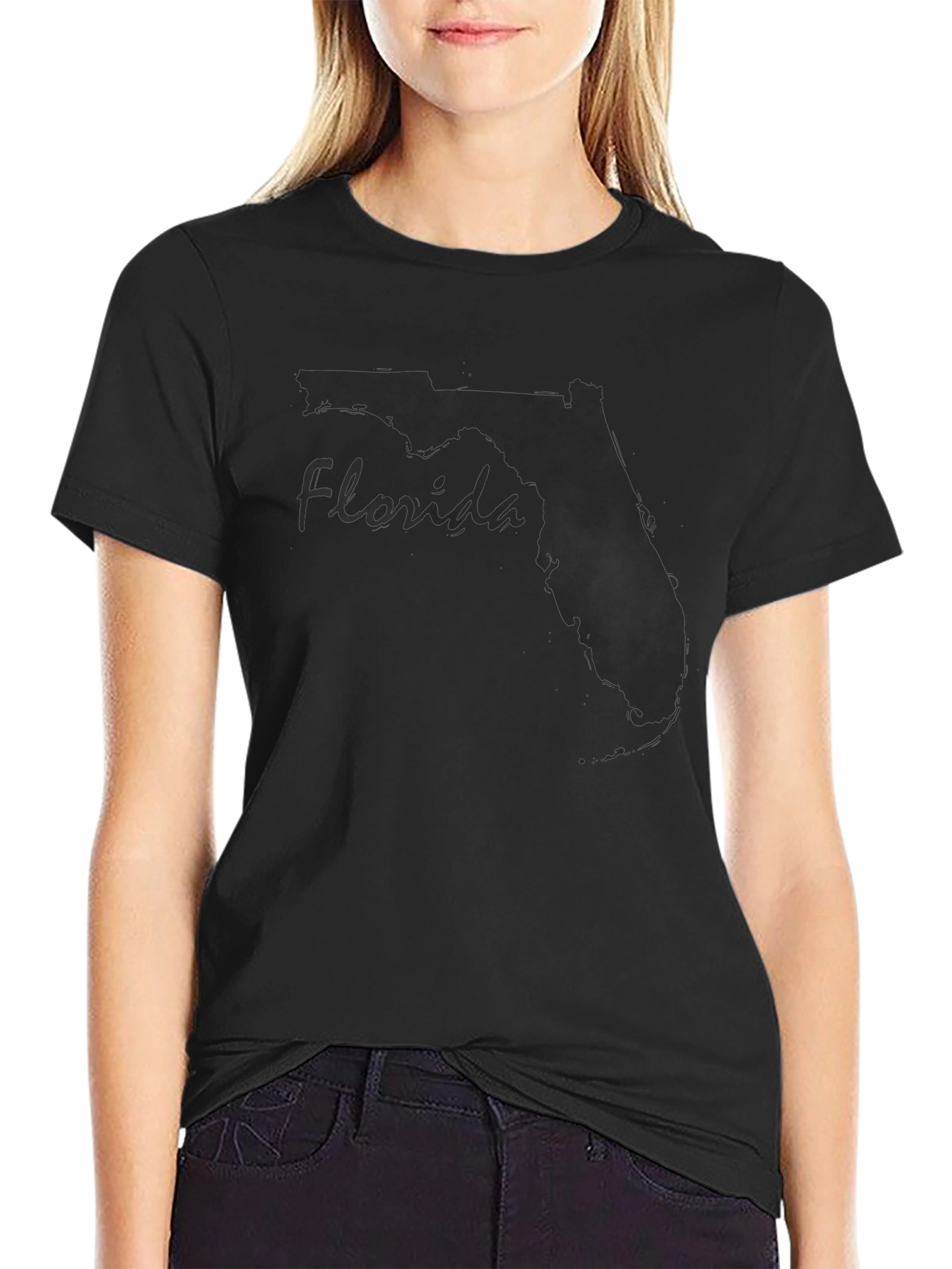 Florida State Silhouette Black T-Shirt
