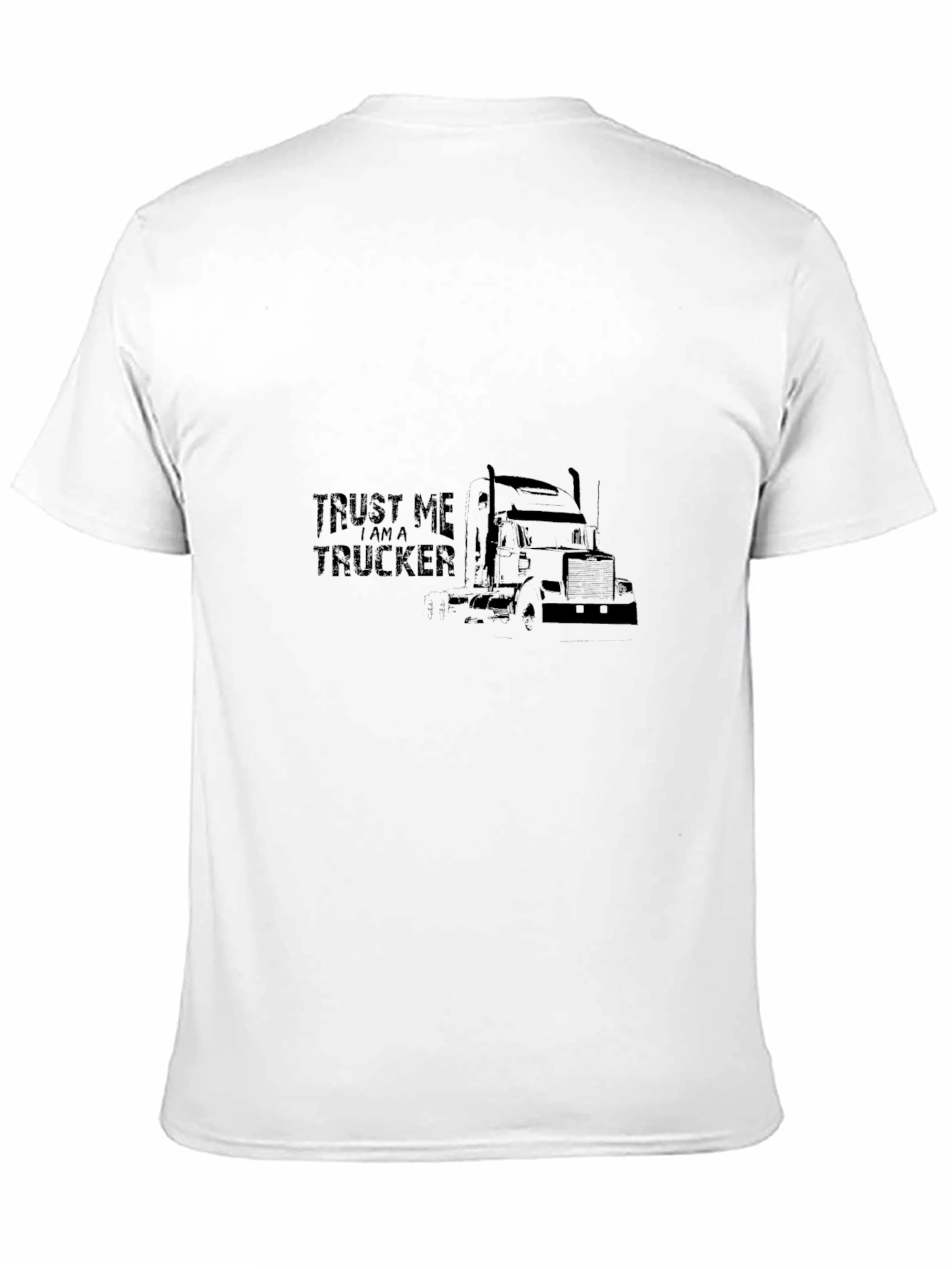 Trust Me Im a Trucker Black T-Shirt