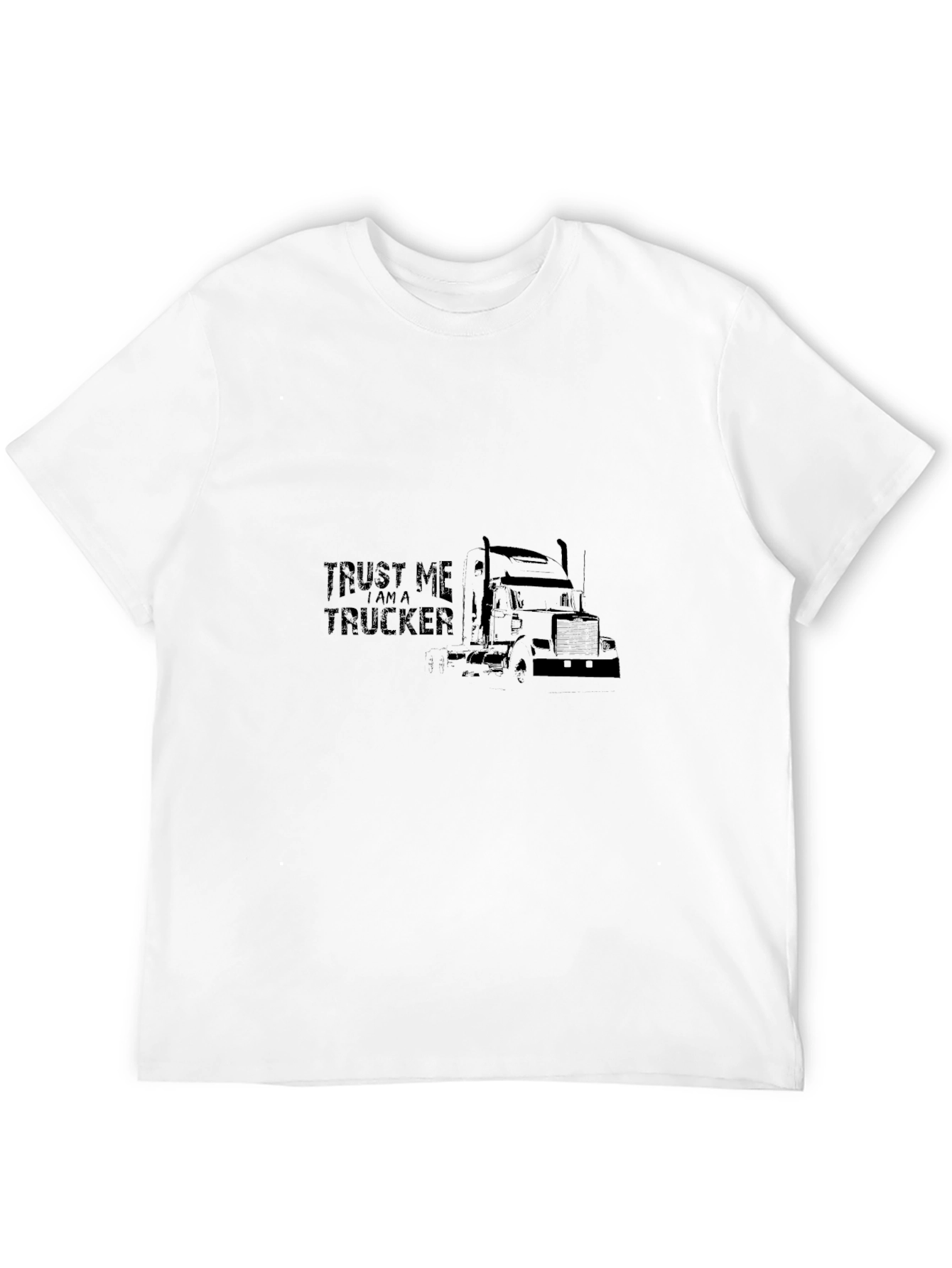 Trust Me Im a Trucker Black T-Shirt