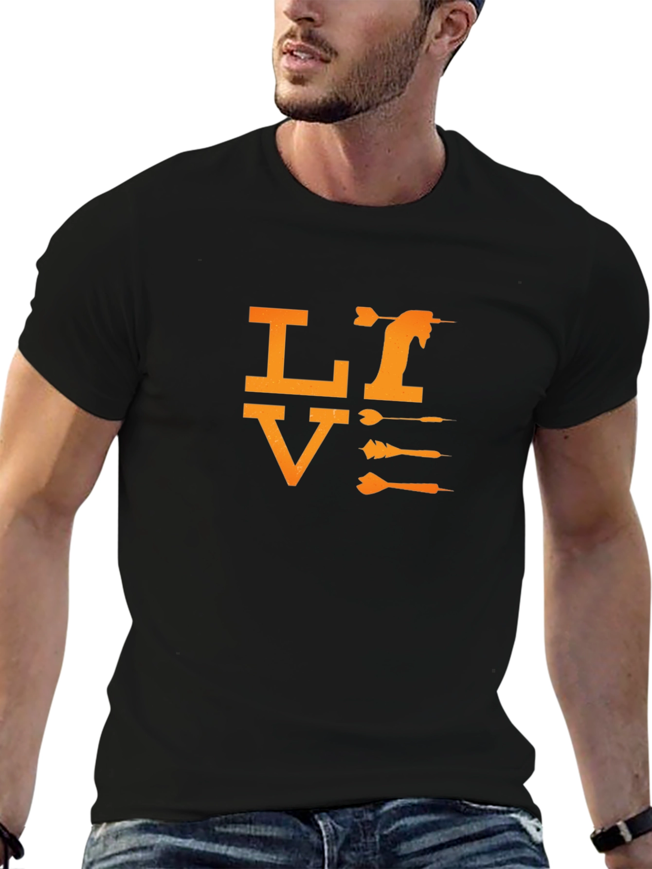 Love Darts Black T-Shirt