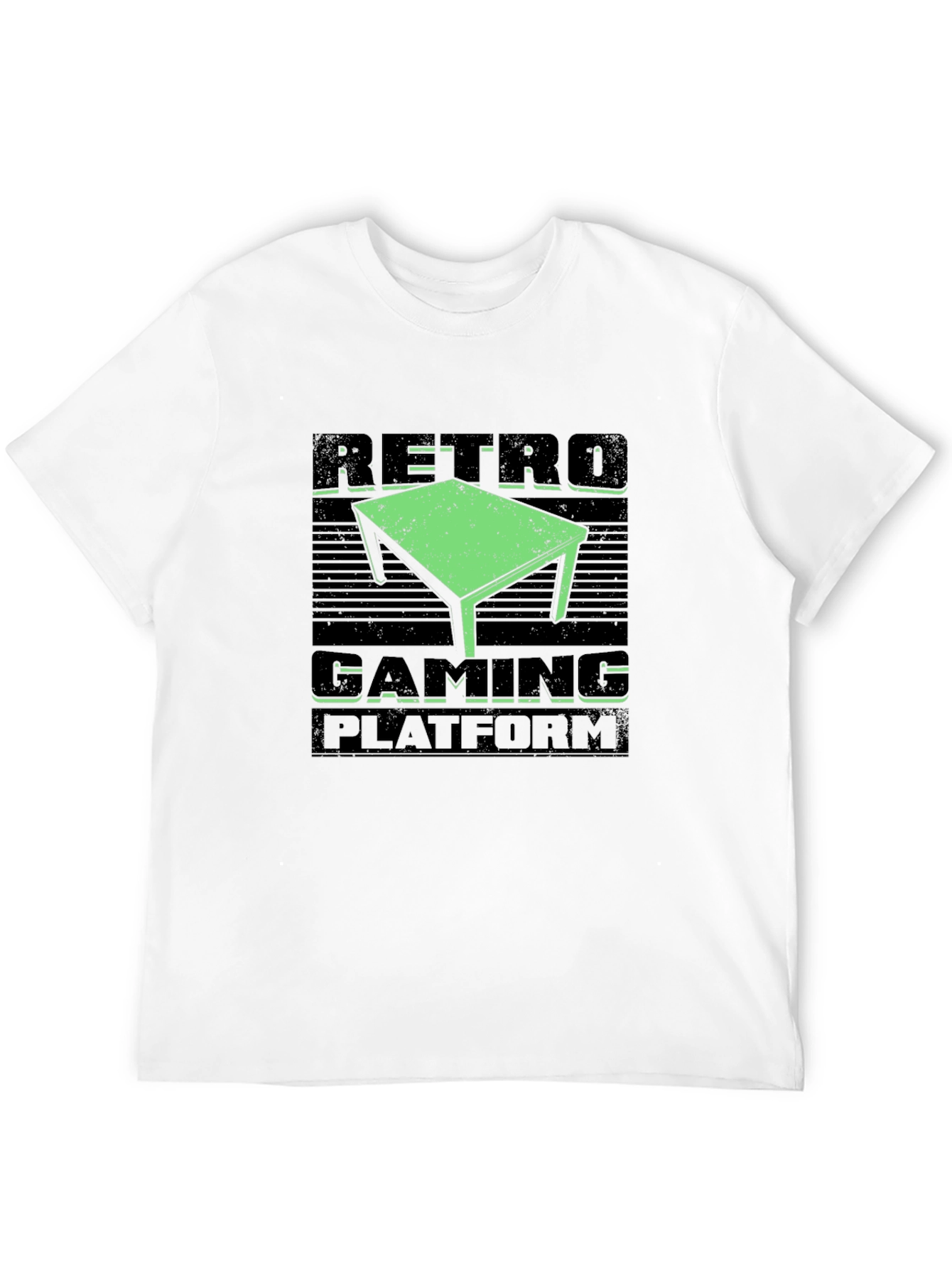 Retro Gaming Platform Graphic T-Shirt