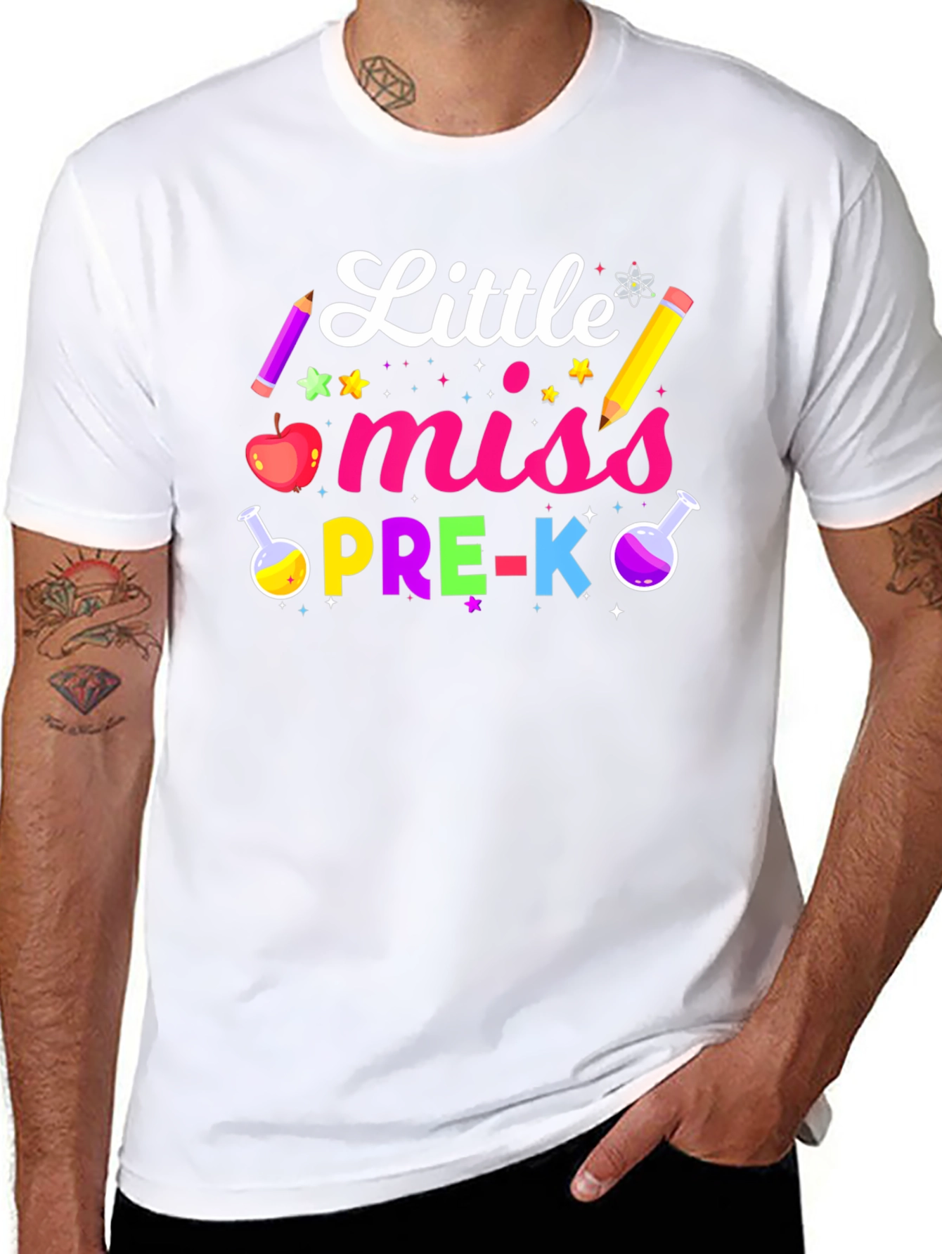 Little Miss Pre-K Teacher T-Shirt