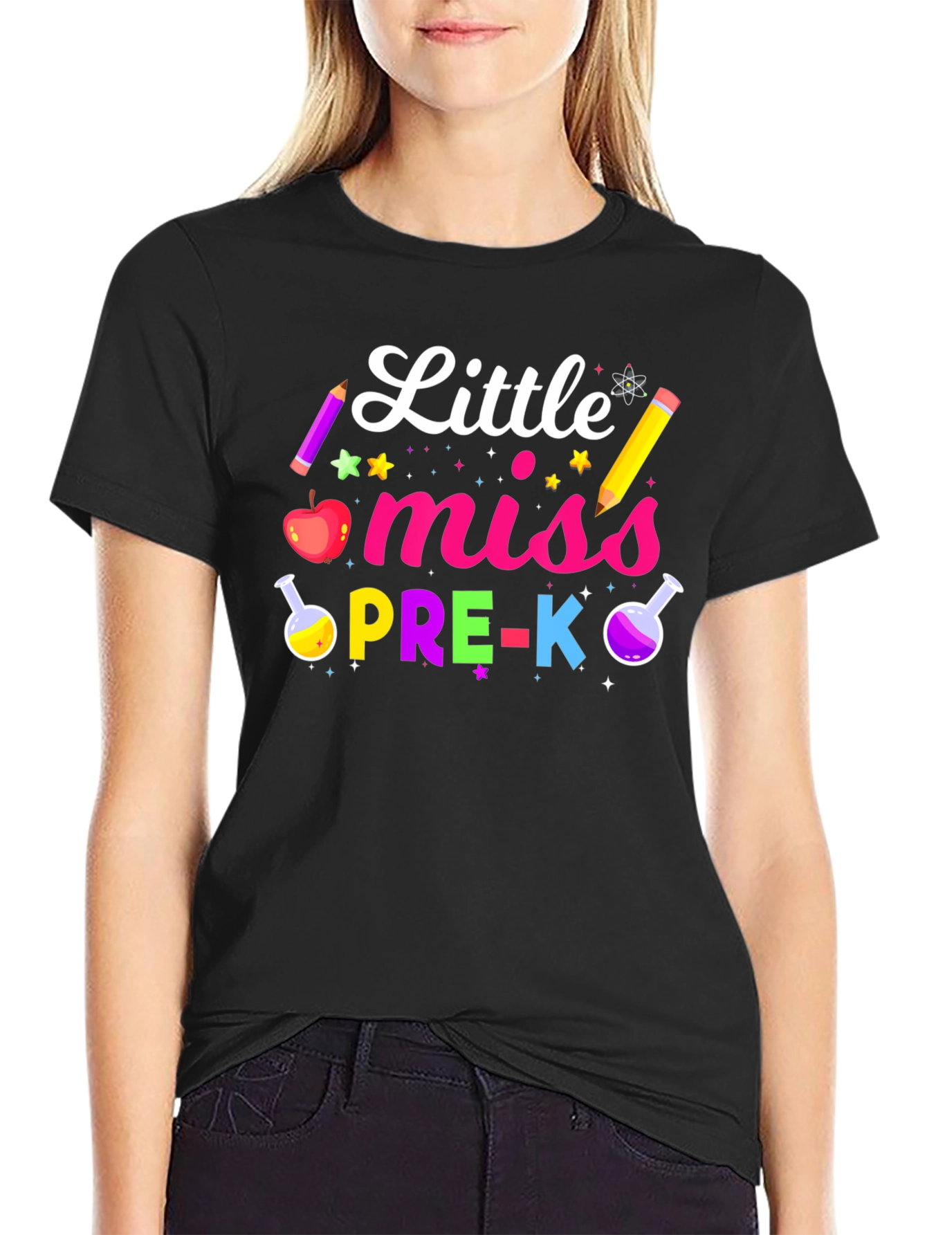 Little Miss Pre-K Teacher T-Shirt