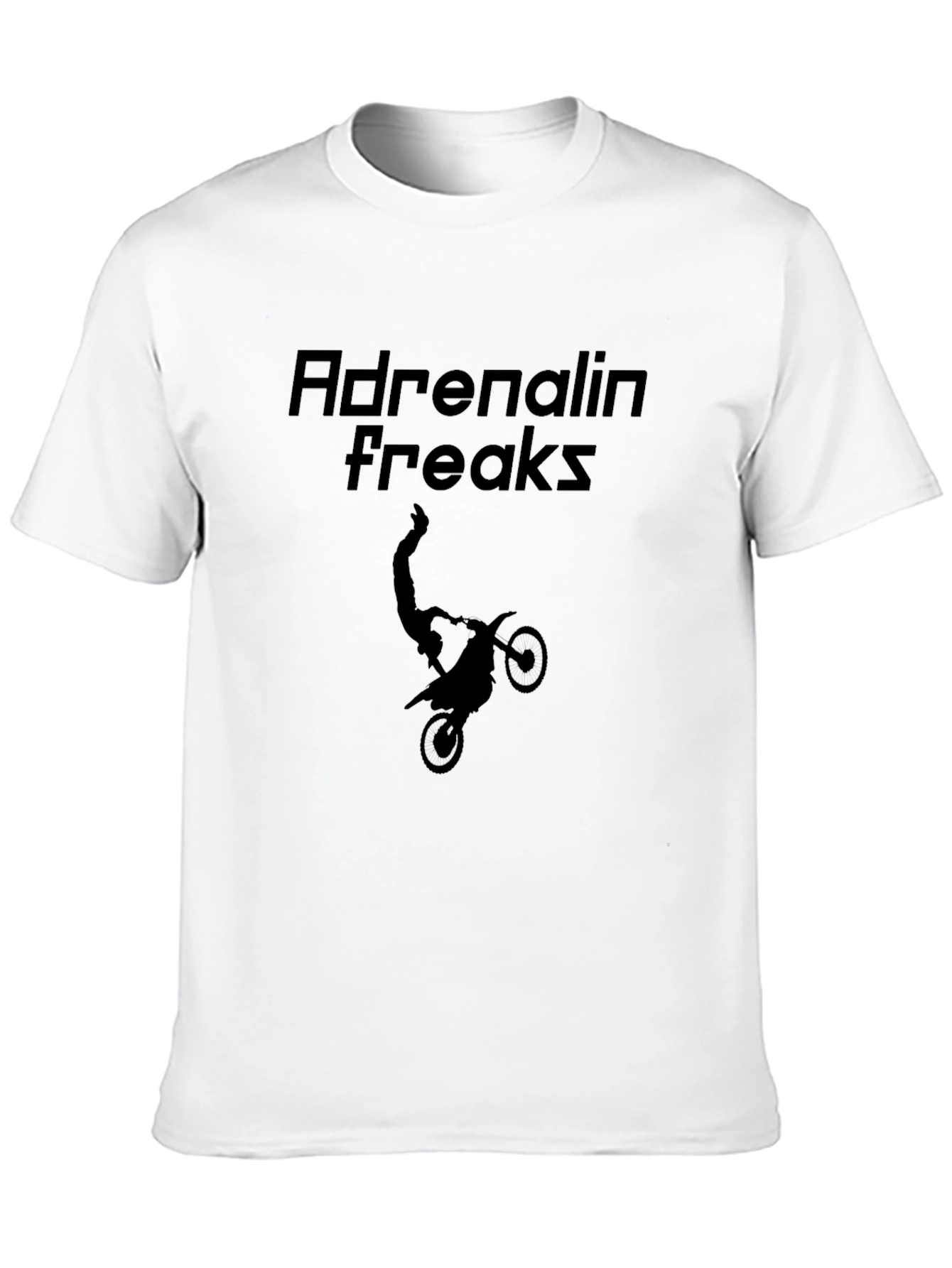 Adrenalin Freaks Black Graphic Tee