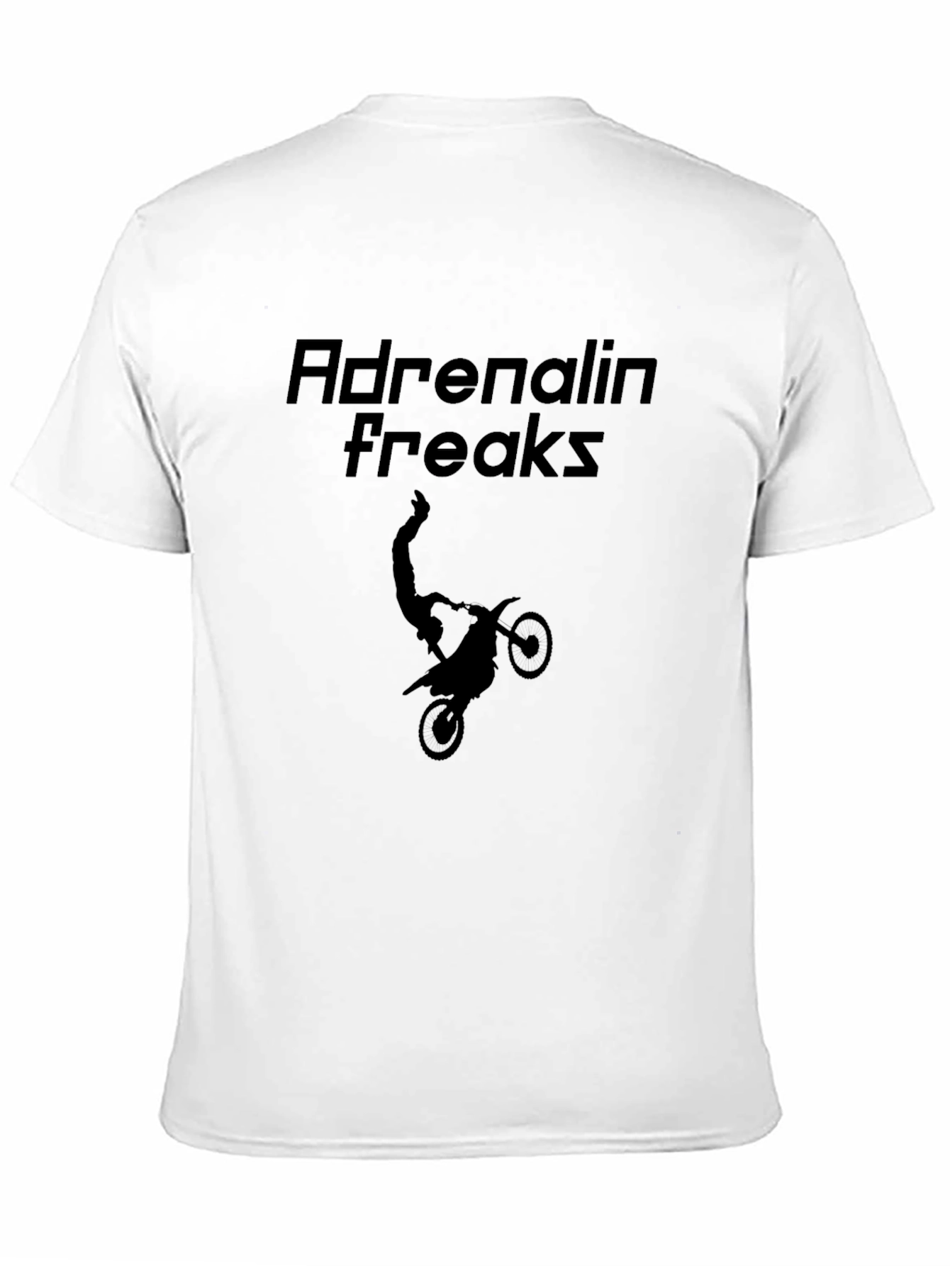 Adrenalin Freaks Black Graphic Tee