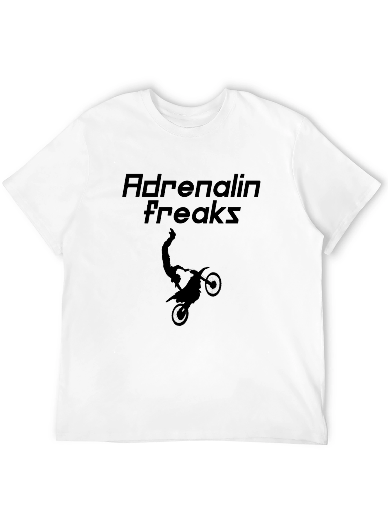 Adrenalin Freaks Black Graphic Tee