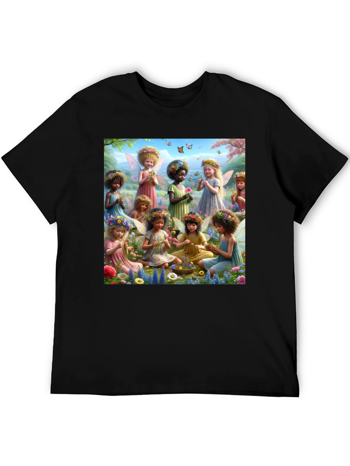 Fairy Flower Garden Graphic Tee - Unisex
