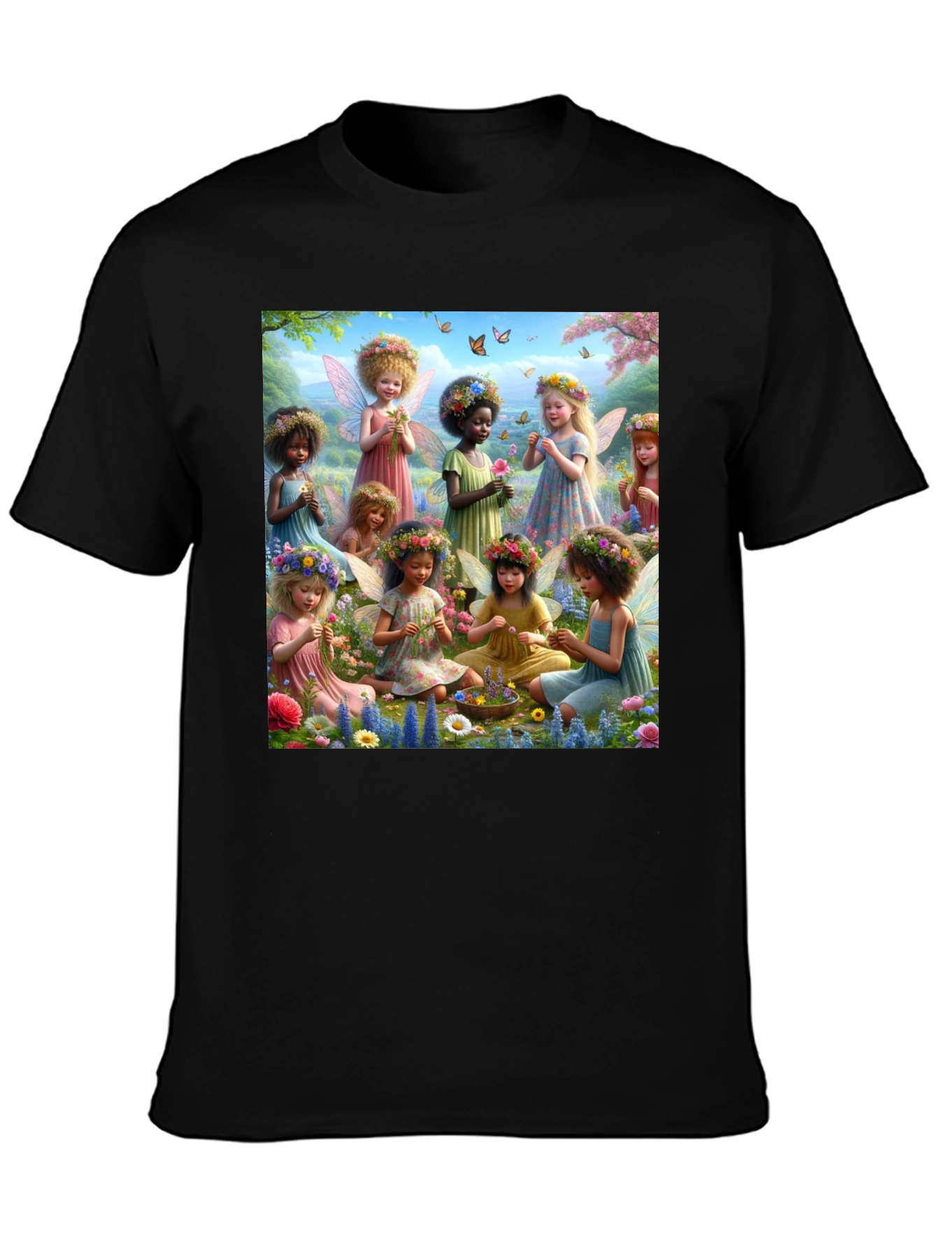 Fairy Flower Garden Graphic Tee - Unisex