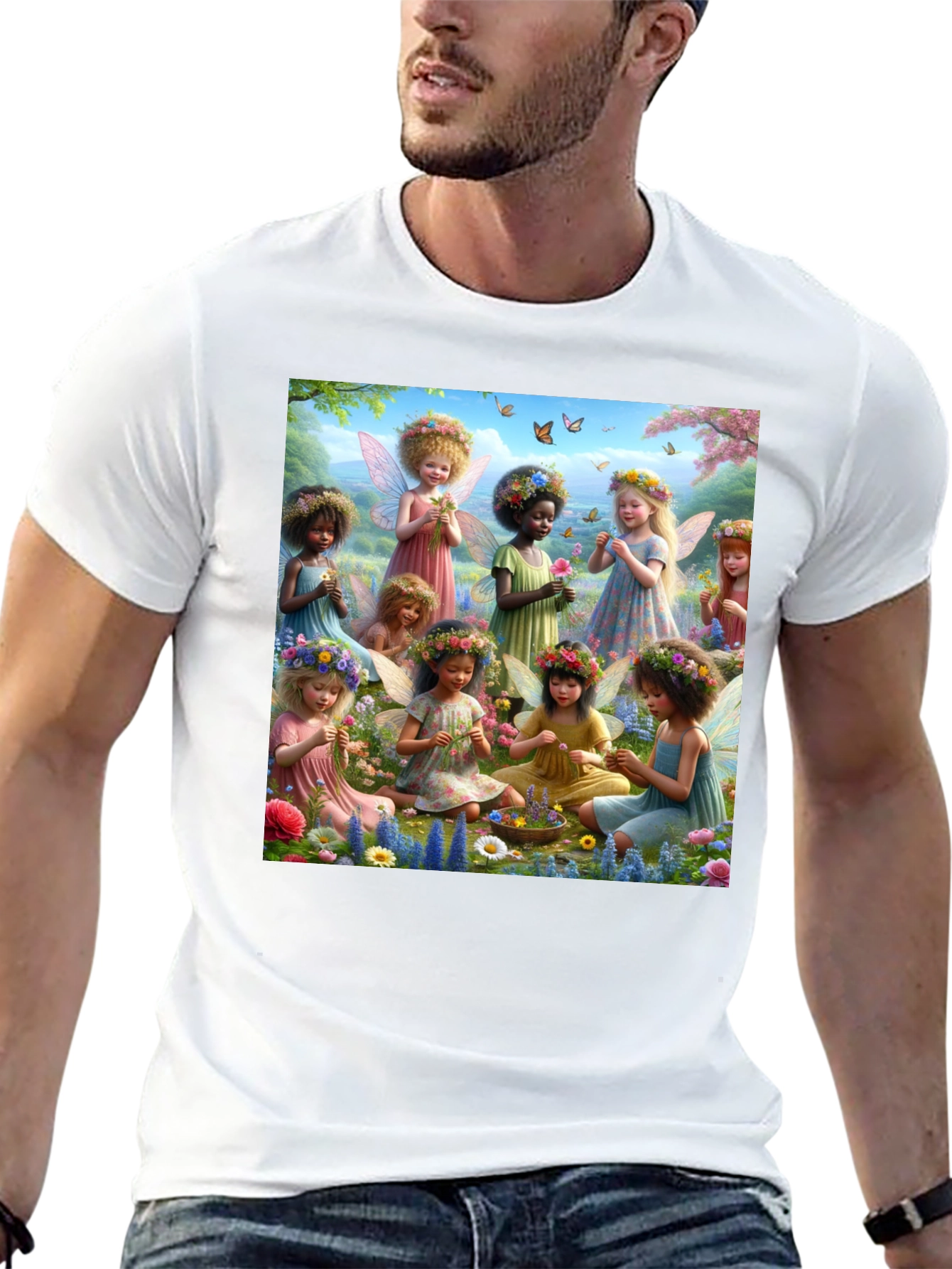 Fairy Flower Garden Graphic Tee - Unisex