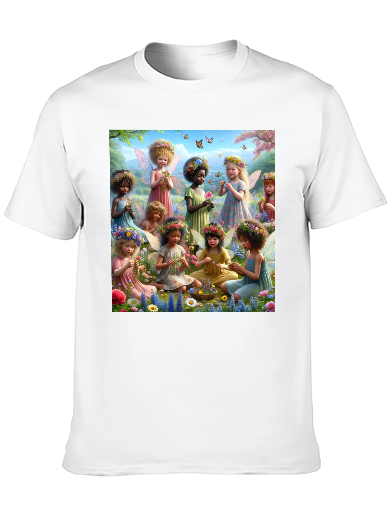 Fairy Flower Garden Graphic Tee - Unisex