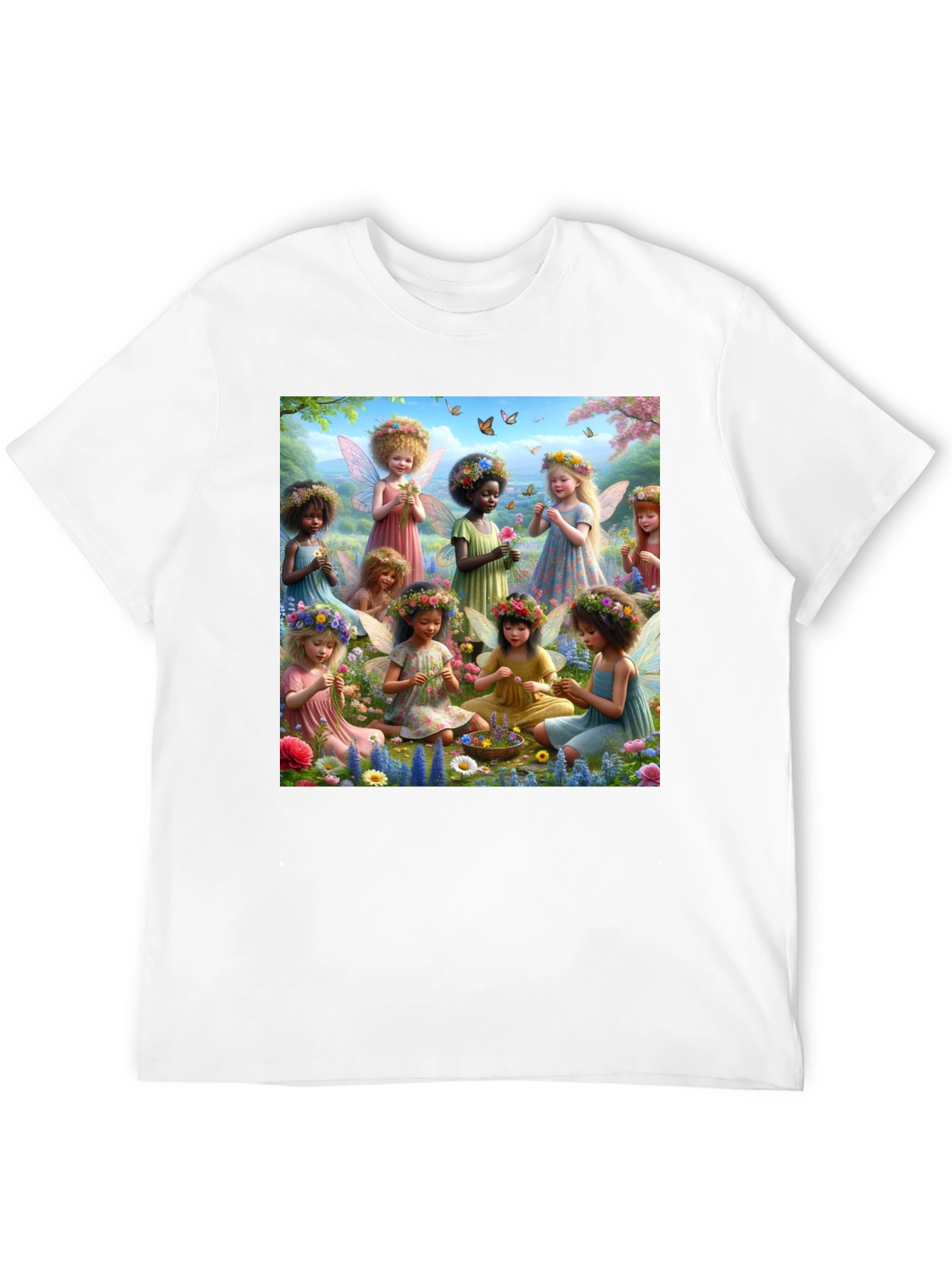 Fairy Flower Garden Graphic Tee - Unisex