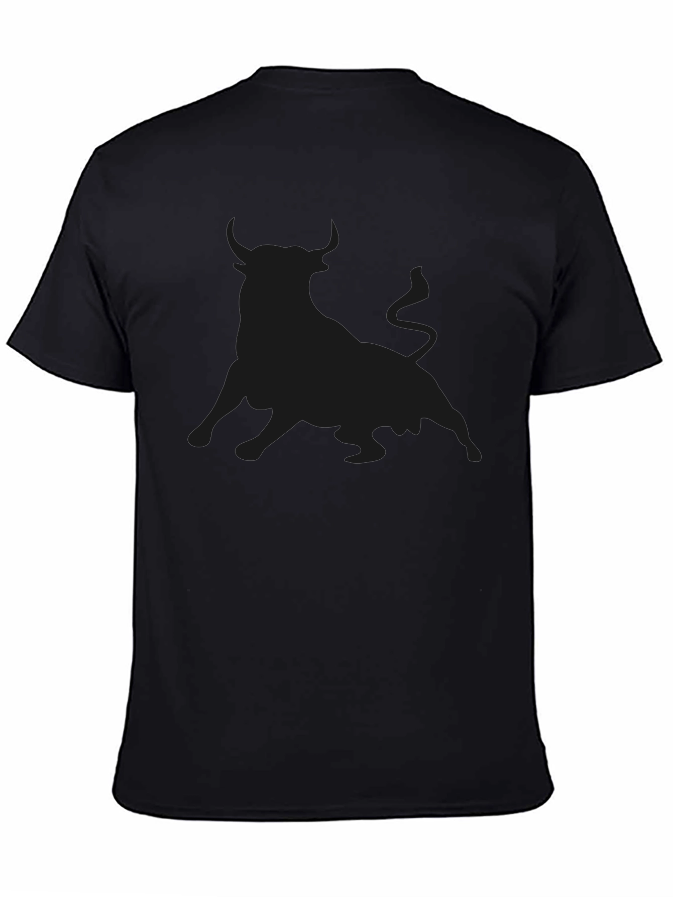 Black Bull Silhouette Graphic Tee